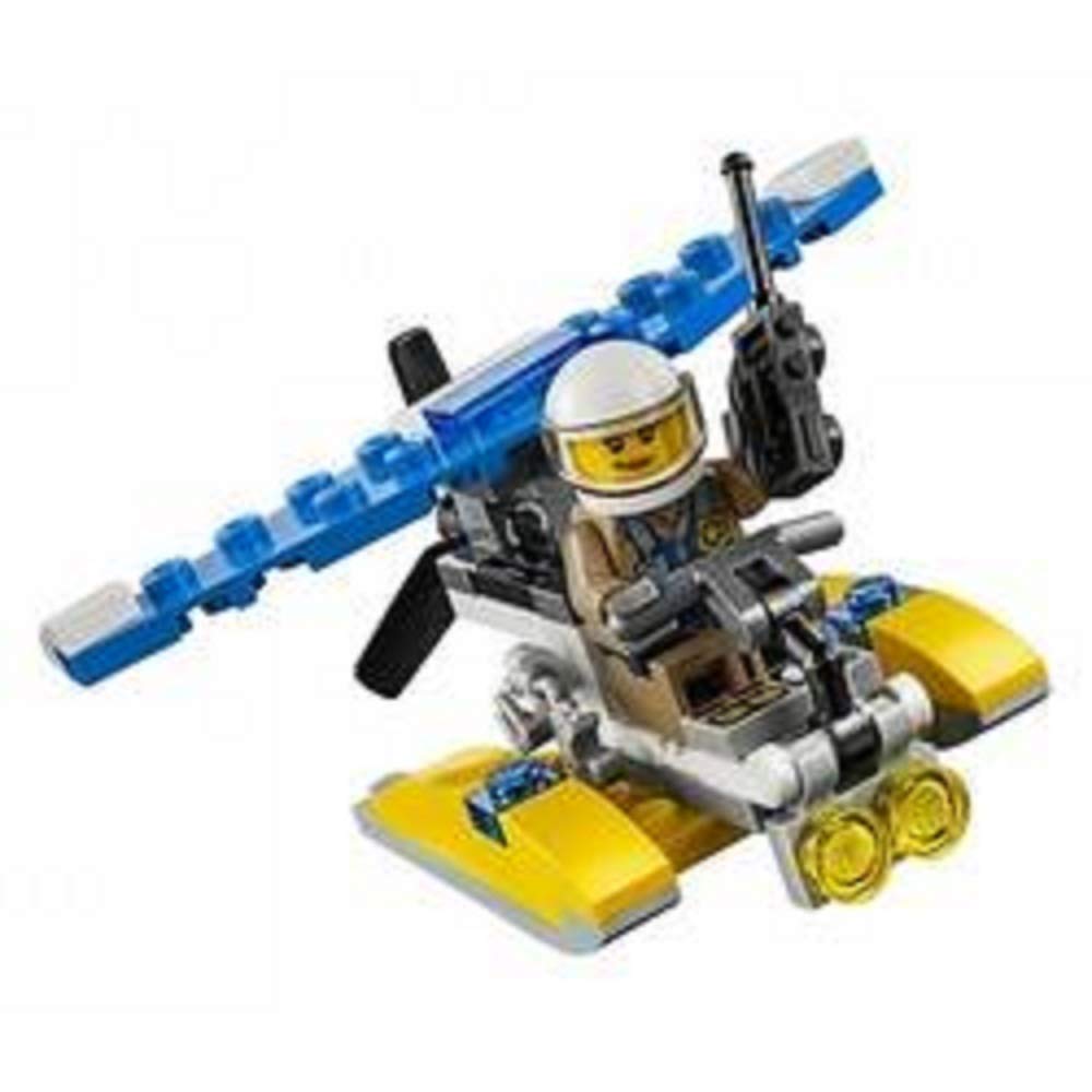 LEGO City Police Water Plane 30359 Building Toy Set for Kids - Fun Police Rescue Playset with Mini Figure - Perfect for Creative Play & Birthday Gifts