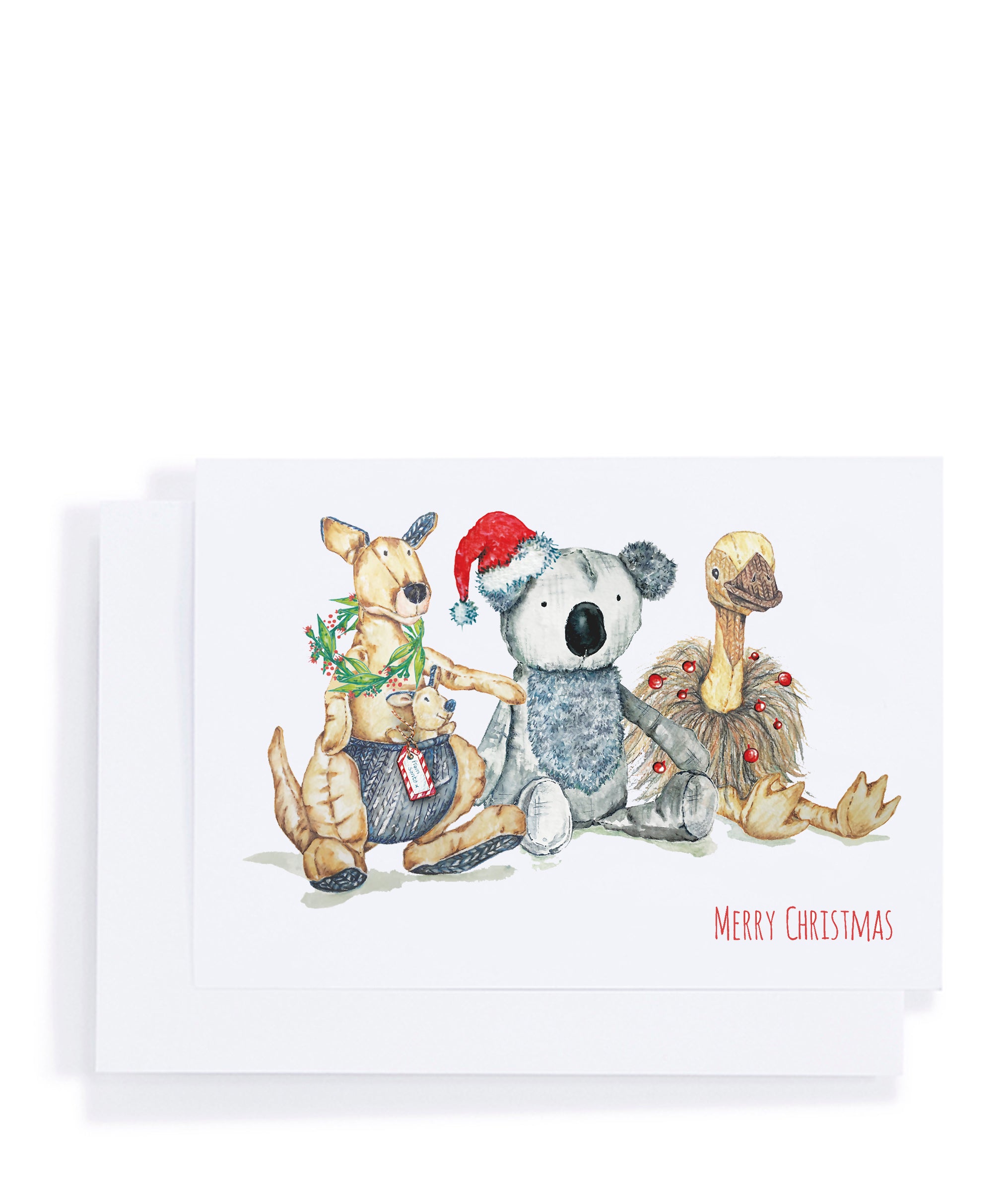 5 Pack Australian Christmas Gift Cards - Perfect for Holiday Gifting, Stocking Stuffers & Secret Santa Exchanges