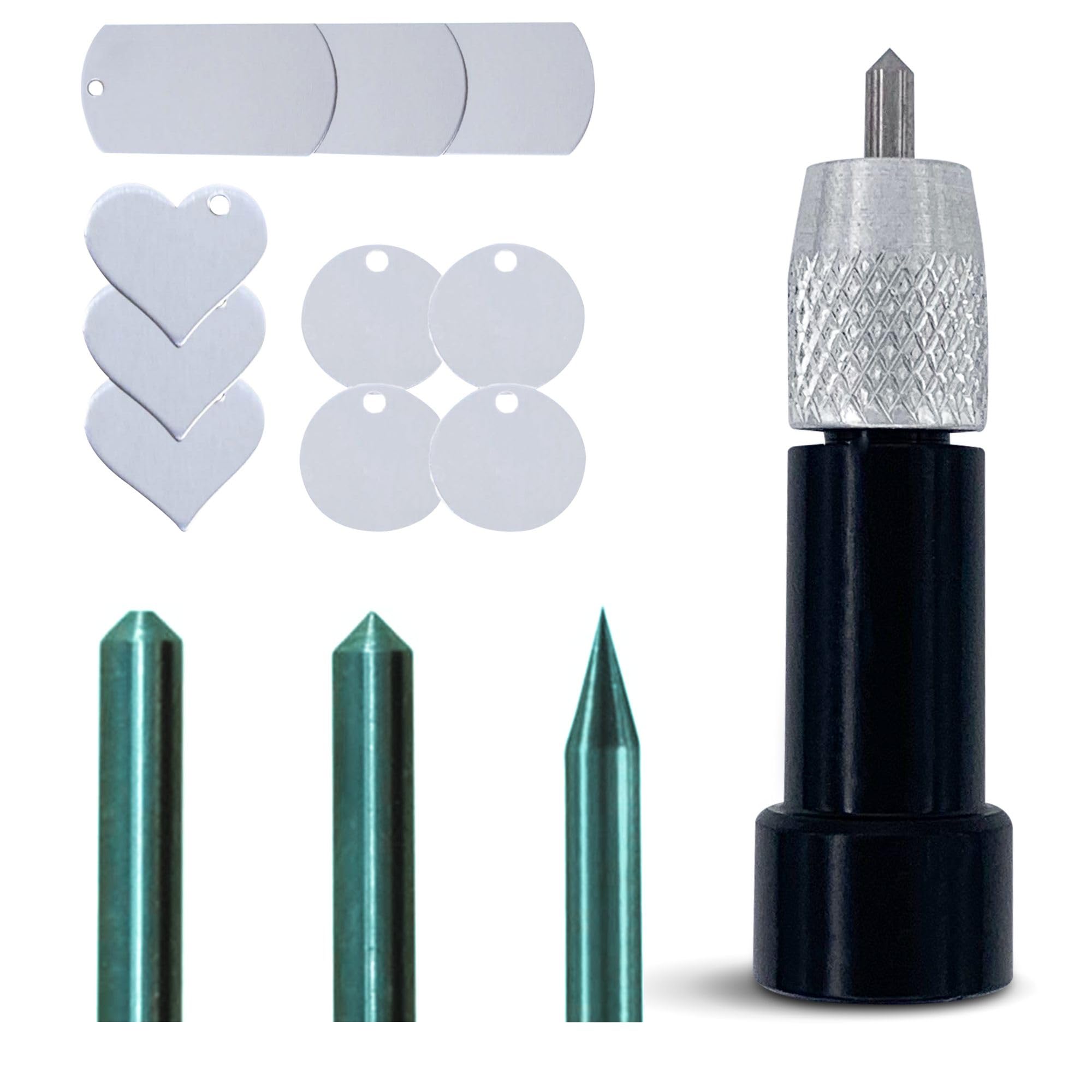 3-in-1 Engraving Tool Kit for Cricut Maker 3, Explore Air 2, Explore One - Compatible with Cricut Machines & Engraving Tips | DIY Crafting, Vinyl Cutting, Wood Engraving Projects