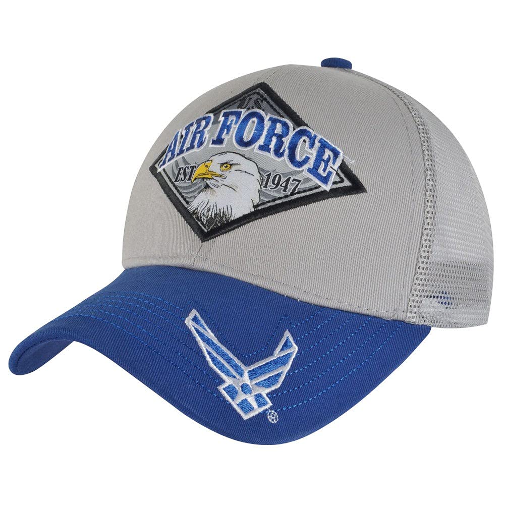 Air Force Diamond Eagle Hat - Stylish Military Cap for Men & Women - Perfect for Veterans, Patriotic Events & Outdoor Activities
