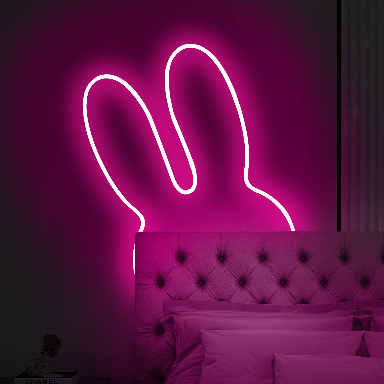16.4ft Pink Neon LED Strip Lights - Waterproof 12V Flexible Rope Light for Indoor/Outdoor Decor, Bedroom, Party, Bar, Wedding & Holiday Lighting (Cuttable, Power Adapter Not Included)
