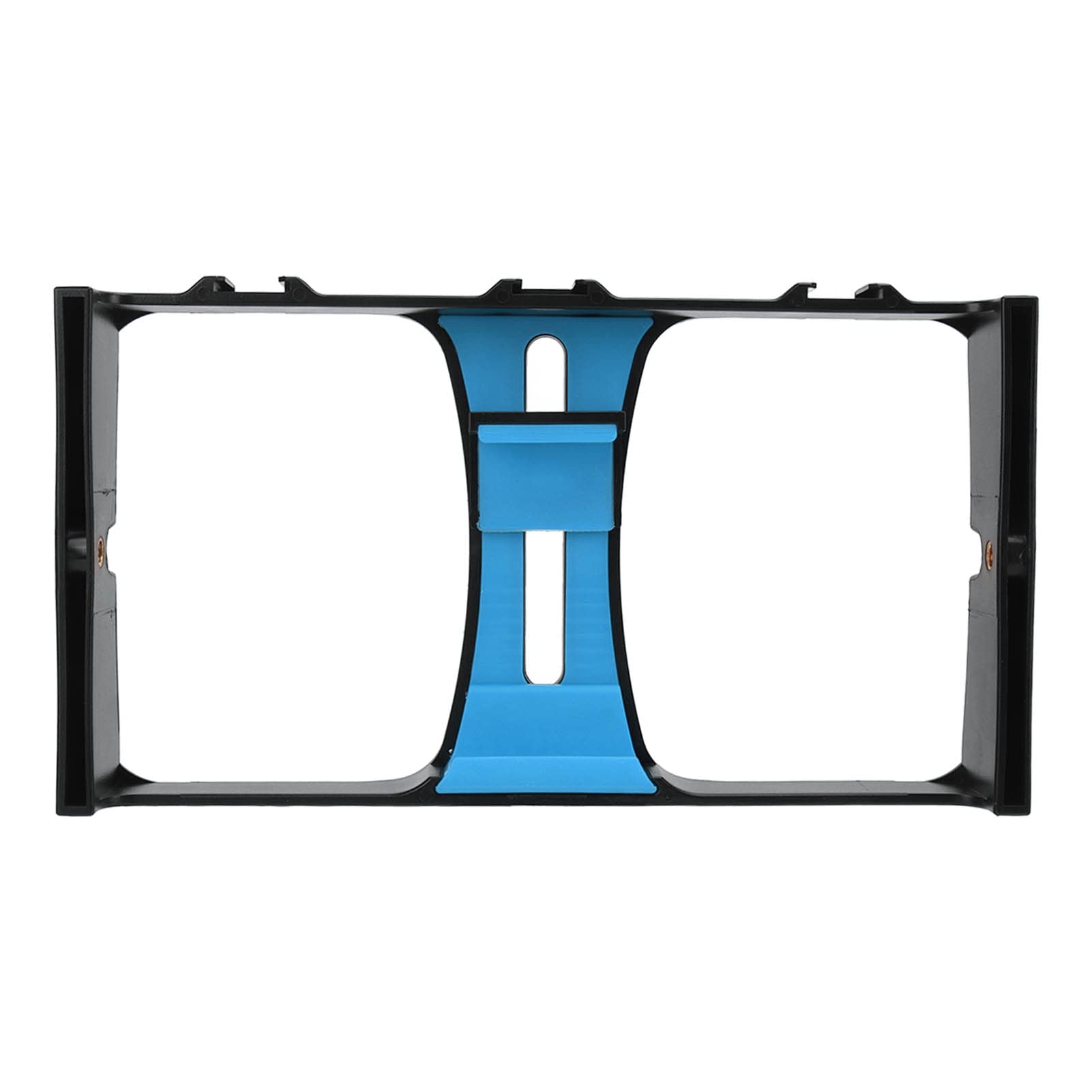 Professional Smartphone Video Stabilizer Cage - Handheld Phone Gimbal for Smooth Filmmaking, Vlogging & Live Streaming - Portable Camera Rig for YouTube, TikTok & Social Media (Blue) - Perfect for Travel, Events & Content Creation