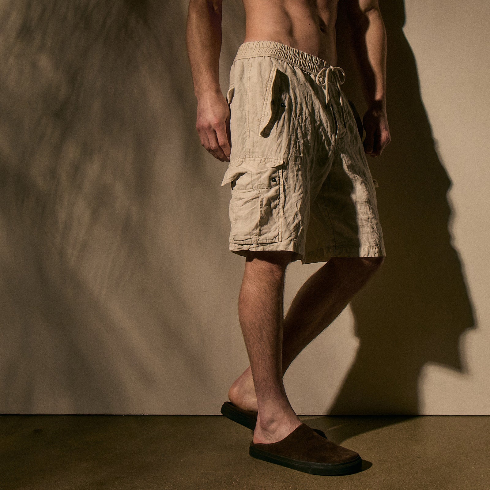 Textured Linen Flight Shorts for Women - Comfortable High-Waisted Casual Summer Shorts with Pockets | Perfect for Travel, Beach, and Everyday Wear