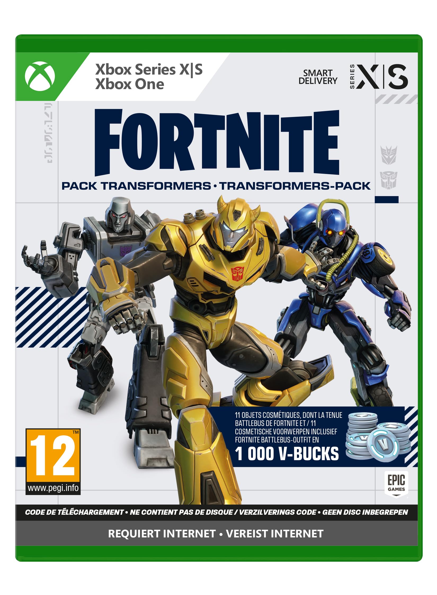 Fortnite Transformers Bundle - In-Game Code for Epic Games | Unlock Exclusive Skins & Cosmetics | Perfect for Fortnite Fans & Collectors