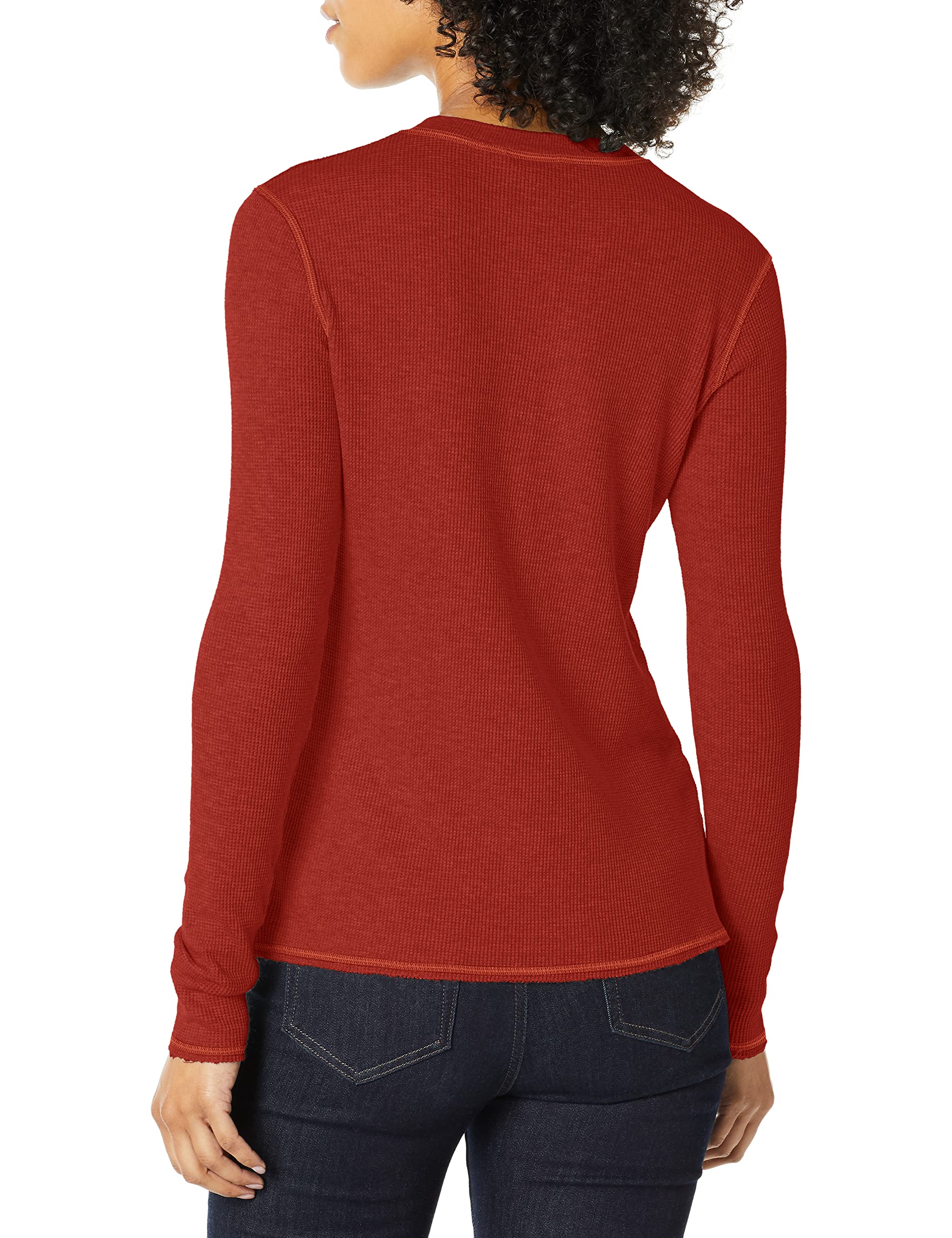 Women's Veda Thermal Long Sleeve Henley Shirt - Soft Fleece Lined Winter Top for Cold Weather, Hiking & Outdoor Activities