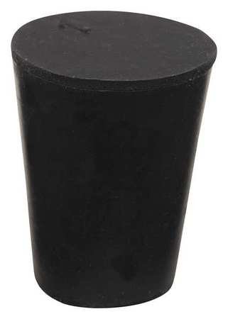 24mm Black Rubber Stopper PK52 - Lab Equipment, Homebrewing, DIY Projects - Durable & Leak-Proof for Scientific Experiments & Crafting