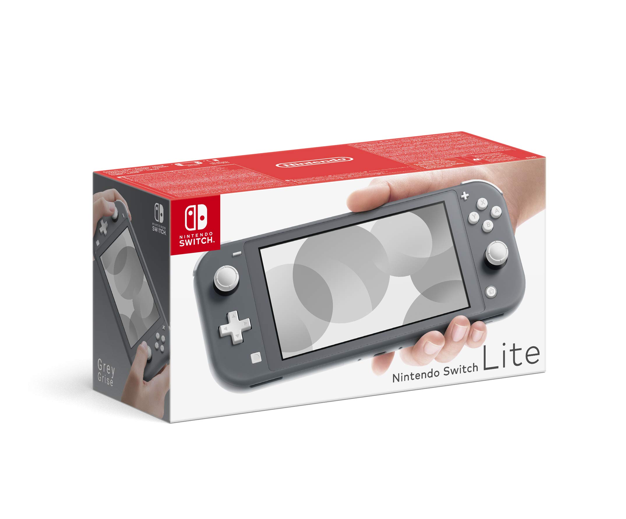 Nintendo Switch Lite Handheld Console - Gray | Portable Gaming System for Travel, Commute & On-the-Go Play