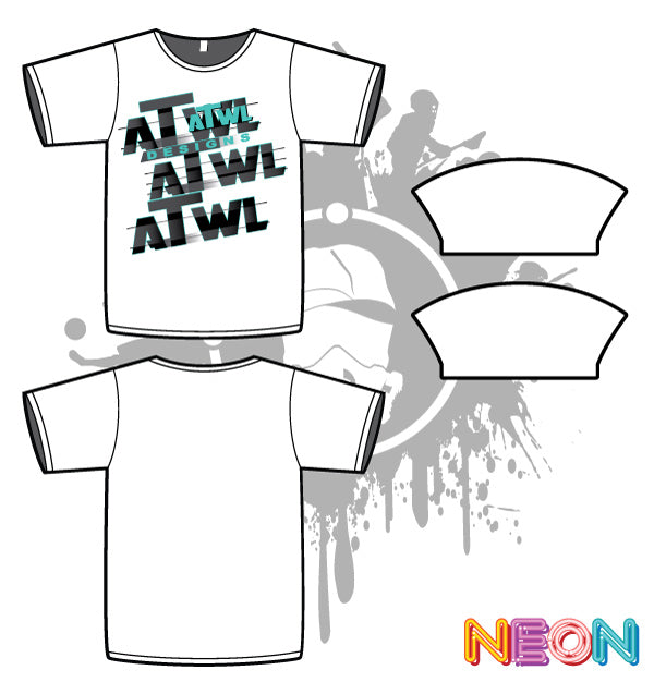 Men's White Sublimation Soccer Jersey - Repeat Design - Breathable & Lightweight for Training & Match Play