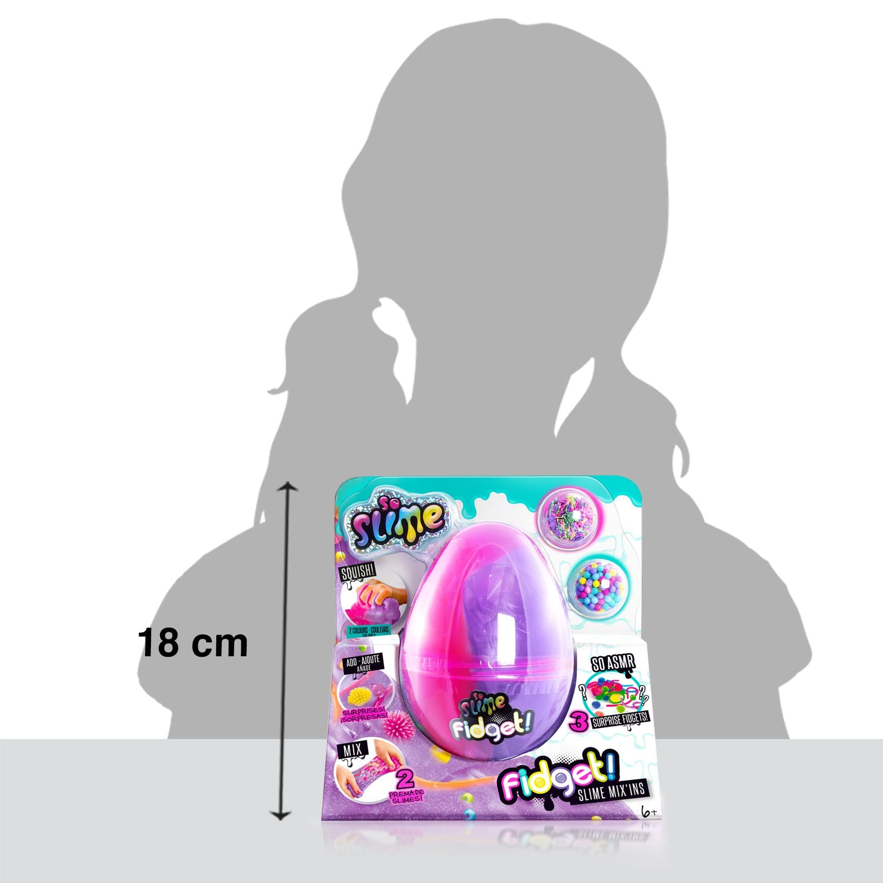 Canal Toys So Slime Fidget Slime Egg - Sensory Stress Relief Toy for Kids & Adults - Fun DIY Slime Making Kit for Playtime, Party Favors & Classroom Activities (SC224)