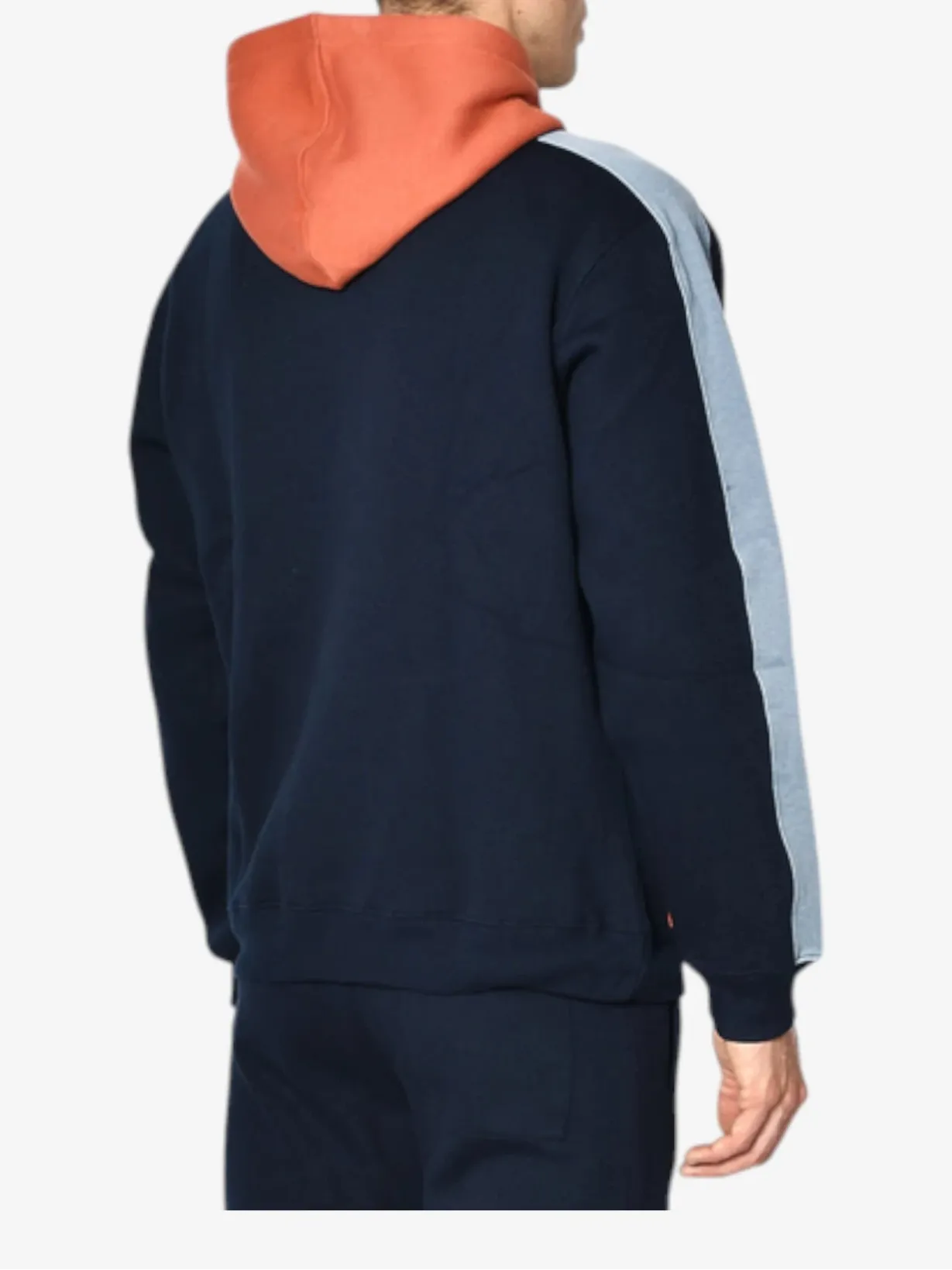 Buzo Reef Colors Orange & Sky Blue - Trendy Unisex Hoodie for Casual Wear, Street Style & Outdoor Activities