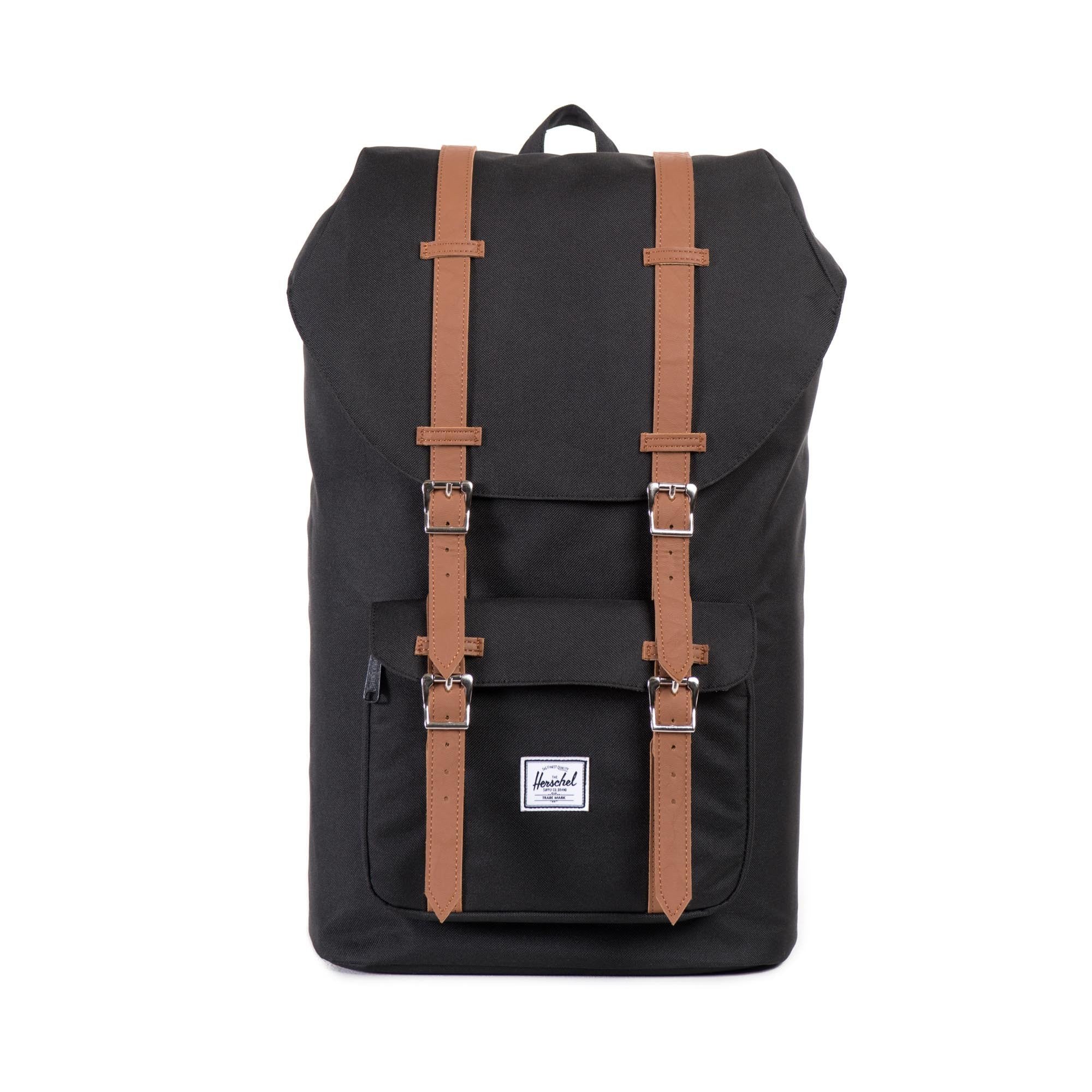 Herschel Little America Backpack - Classic Black Laptop Backpack for School, Travel & Everyday Use