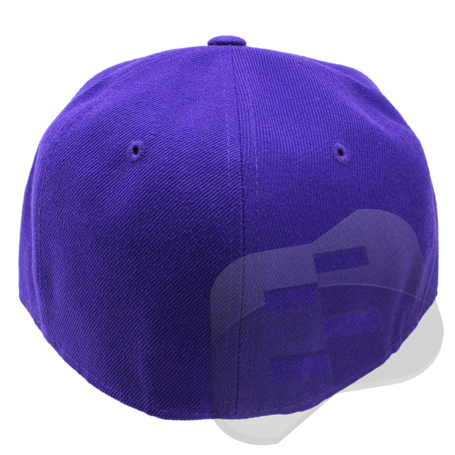 Plain Fitted Flat Bill Hat - Solid & Neon Colors for Outdoor Sports