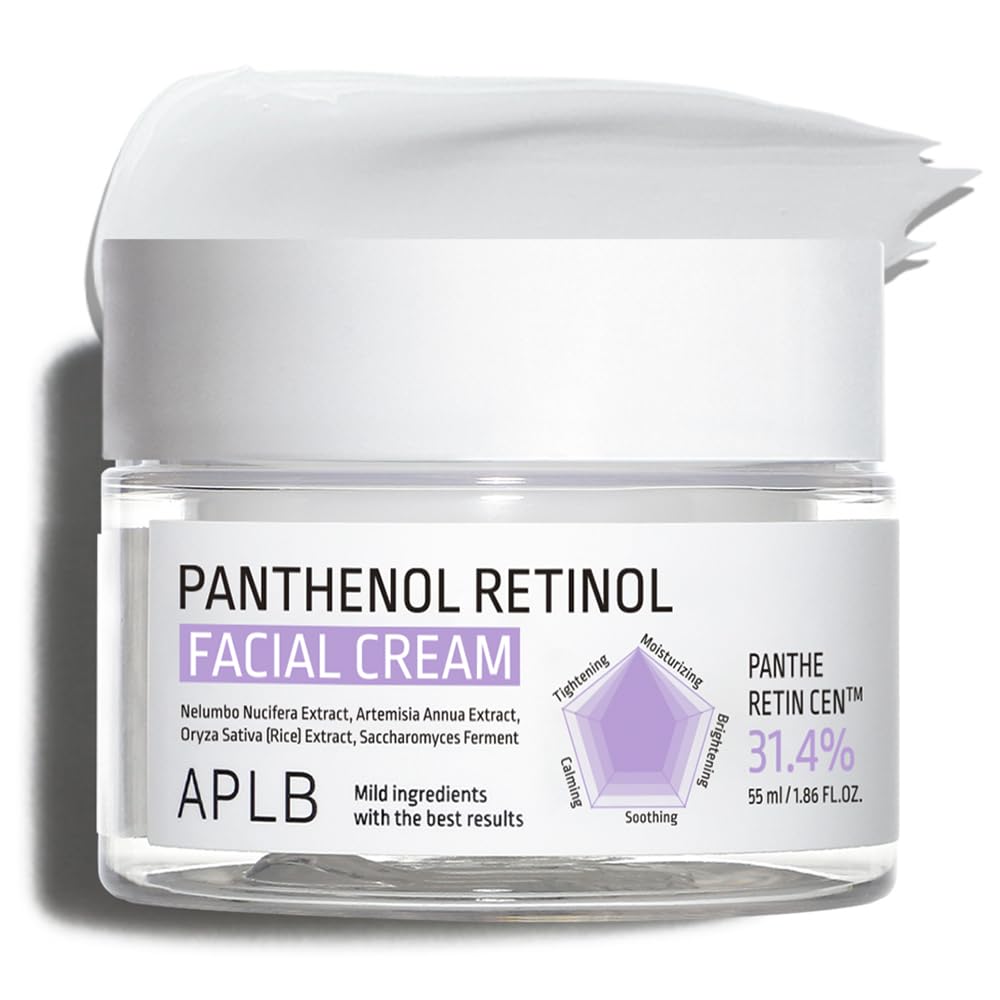 APLB Panthenol Retinol Facial Cream | 31.4% PANTHE RETIN CEN™ - Korean Skincare for Deep Hydration, Elasticity & Wrinkle Care | Sensitive Skin Treatment to Improve Texture & Revitalize | Perfect for Night Routine & Anti-Aging Skincare Regimen