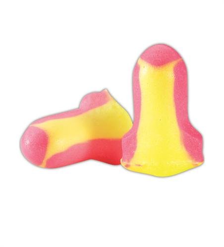 Howard Leight Laser Lite Foam Earplugs with Cords - 50 Pairs (5 Boxes) - NRR 32dB Noise Reduction for Shooting, Construction & Sleeping - Comfortable Reusable Hearing Protection