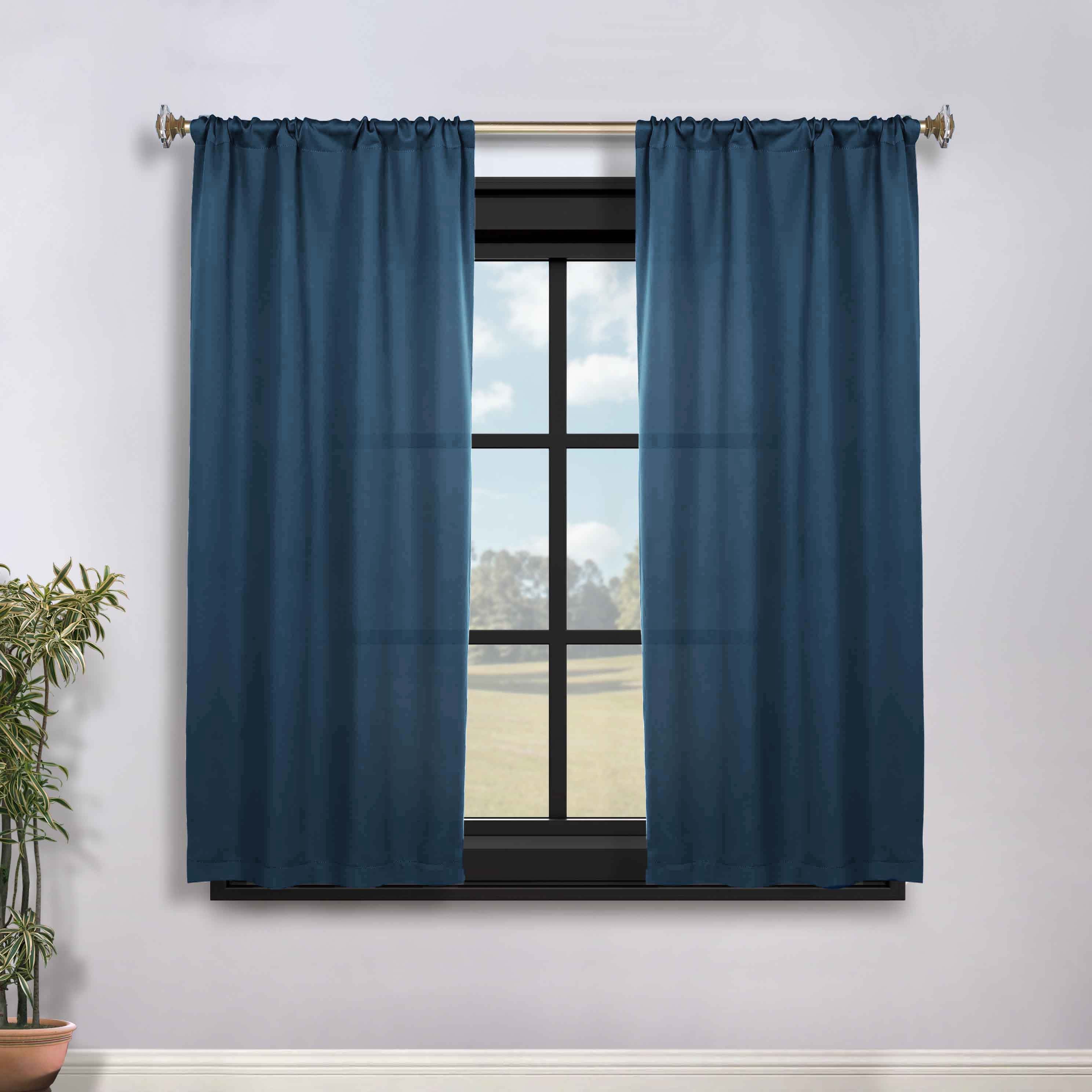 Blackout Curtains for Bedroom - Machine Washable, Thermal Insulated, Noise Reducing - Set of 2 Panels - Perfect for Nursery, Home Theater & Shift Workers (42x84 Inches)