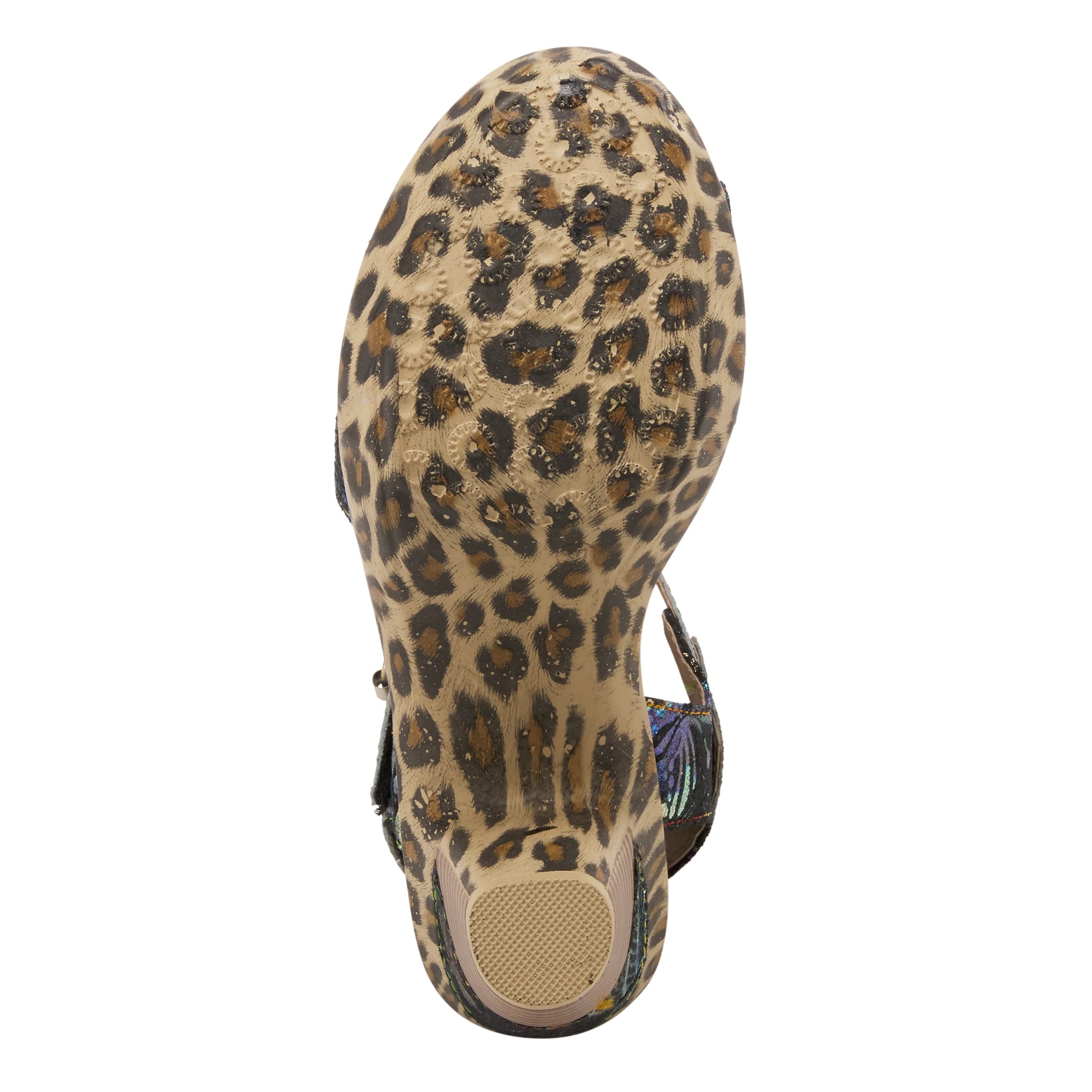 Spring Step L'Artiste Women's Wildcat Comfortable Leather Sandals with Cushioned Footbed - Perfect for Summer Outfits, Beach Vacations & Casual Wear