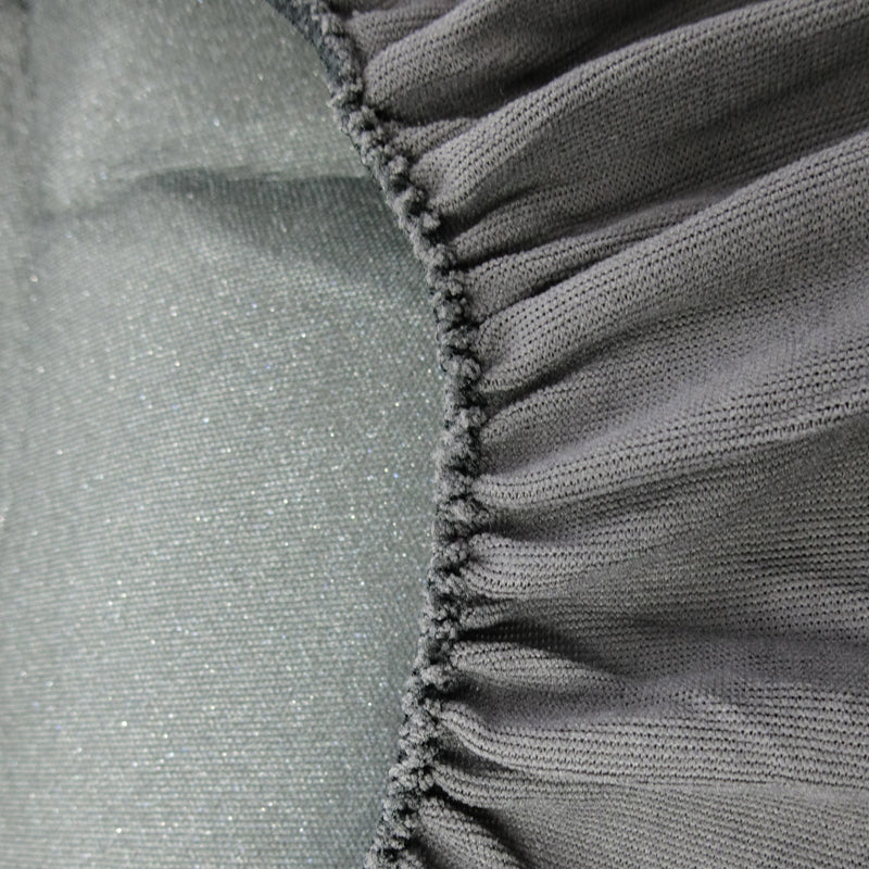 Durable Canvas Seat Covers for Nissan Navara Dual Cab D40 (2012-2015) - Charcoal Gray - Perfect for Off-Roading & Work Trucks