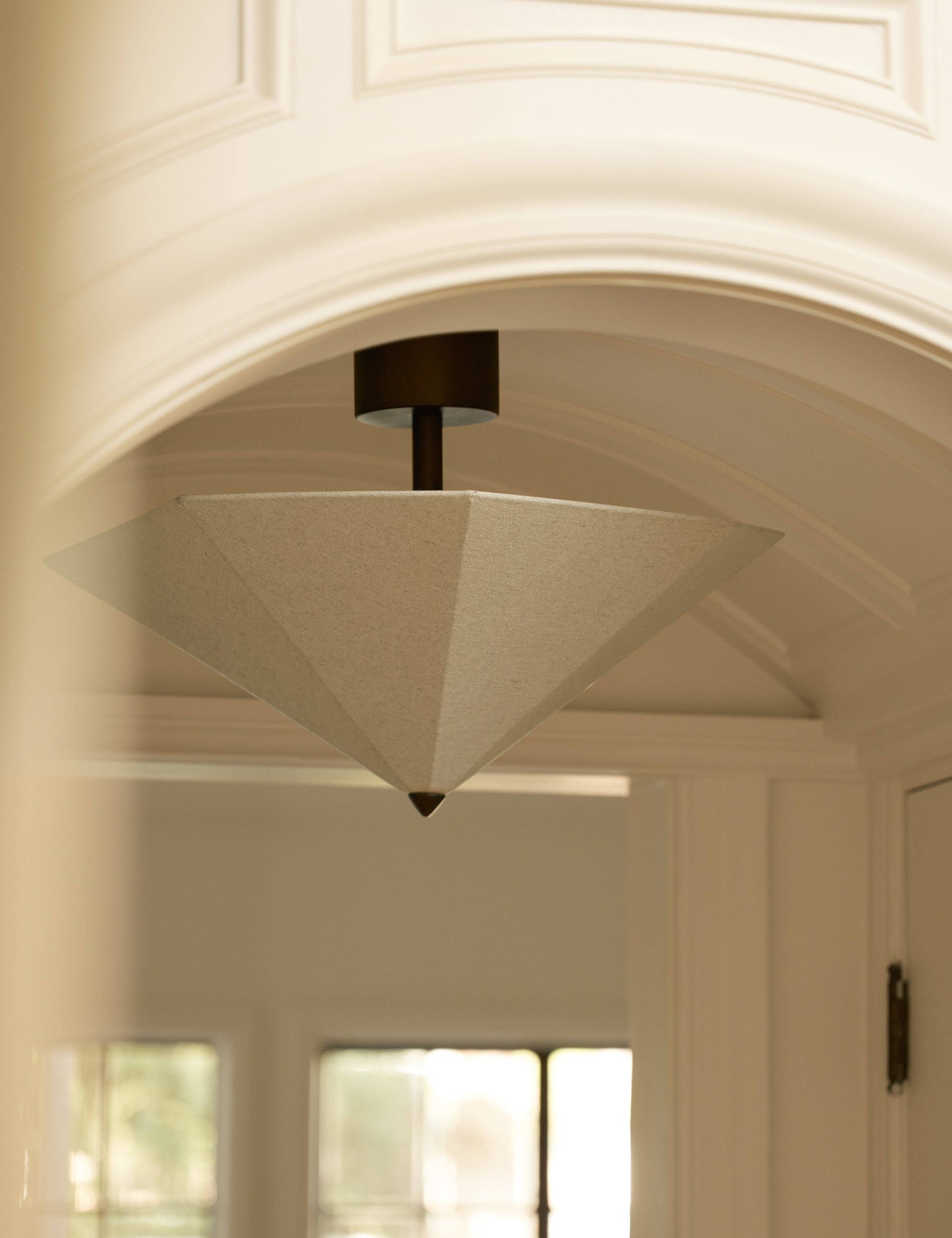 Claude Flush Mount Light by DISC Interiors - Modern Ceiling Lighting Fixture for Bedroom, Kitchen & Hallway