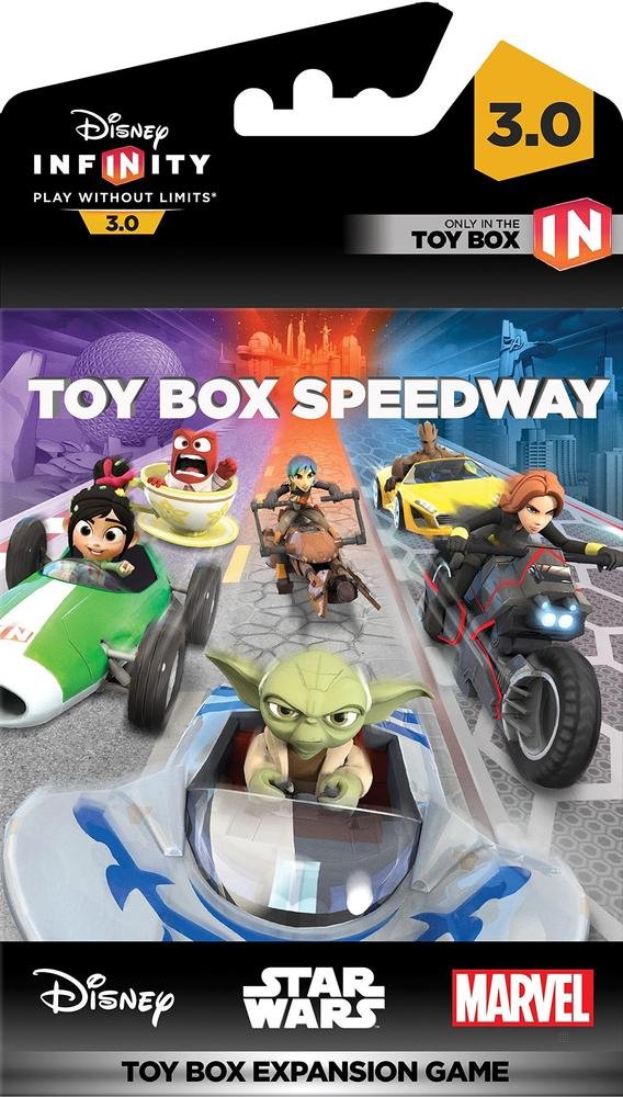 Disney INFINITY 3.0 Edition Toy Box Speedway Expansion Game - Compatible with All Platforms | Fun Family Racing Adventure for Kids & Collectors