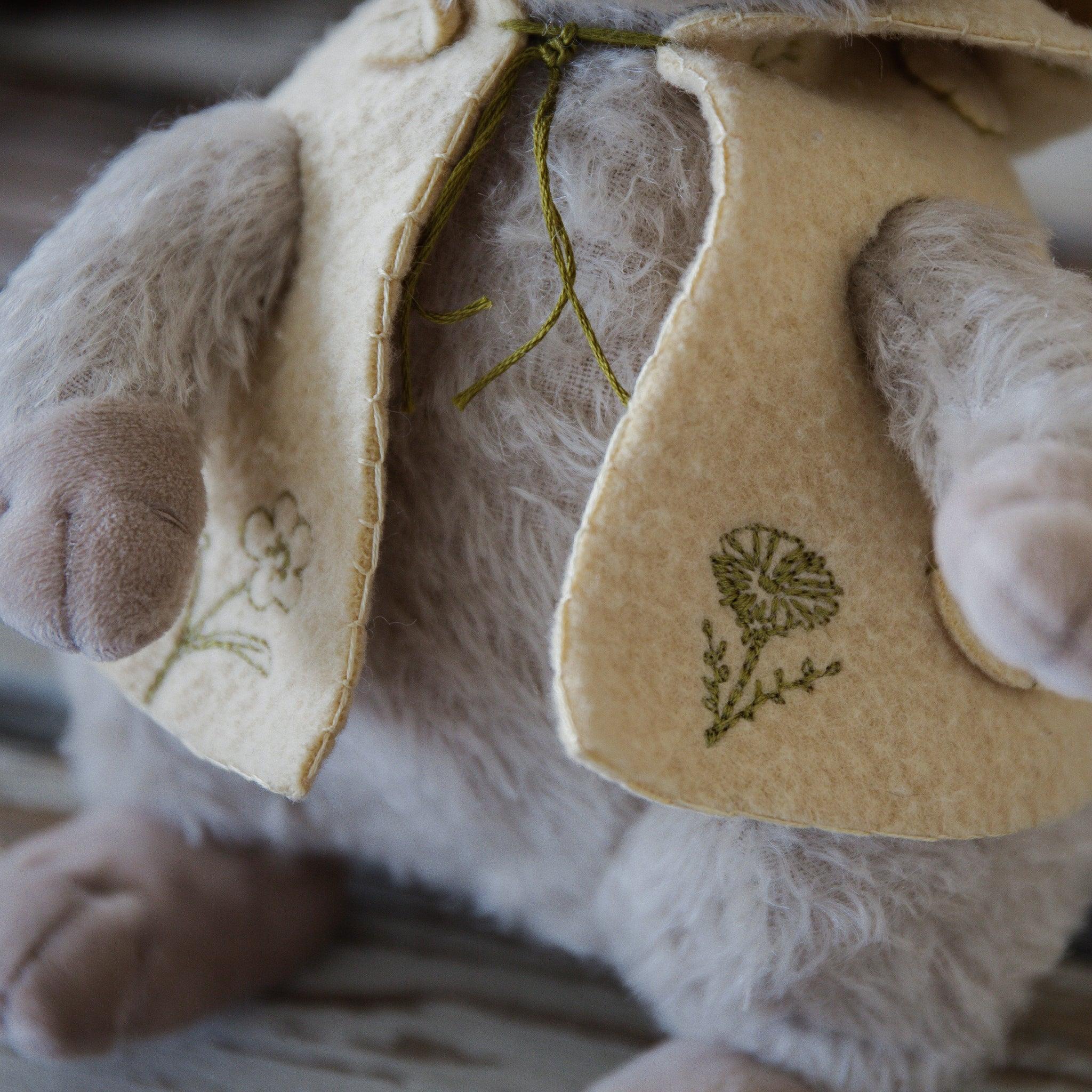 Handcrafted Hopsley Hare Figurine - Unique Ceramic Home Decor for Living Room, Shelf & Office Display - Perfect Gift for Collectors & Animal Lovers