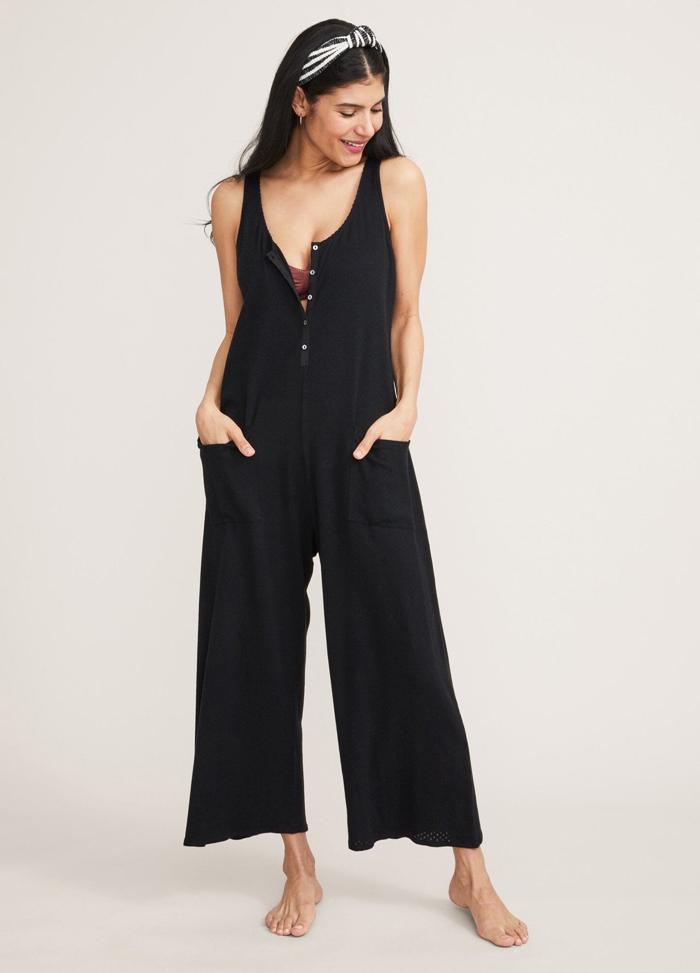 24/7 Feeding Jumpsuit for Nursing Moms - Comfortable & Convenient Baby Feeding Outfit - Perfect for Daytime, Nighttime & On-the-Go Breastfeeding