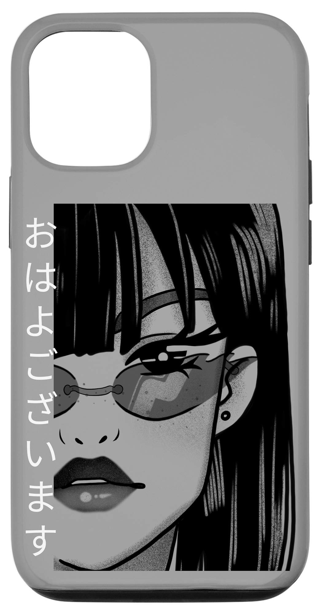 Cute Anime Manga Girl iPhone 12/12 Pro Case - Japanese Kawaii Style Cosplay Phone Cover for Women | Perfect for School, Work & Daily Use