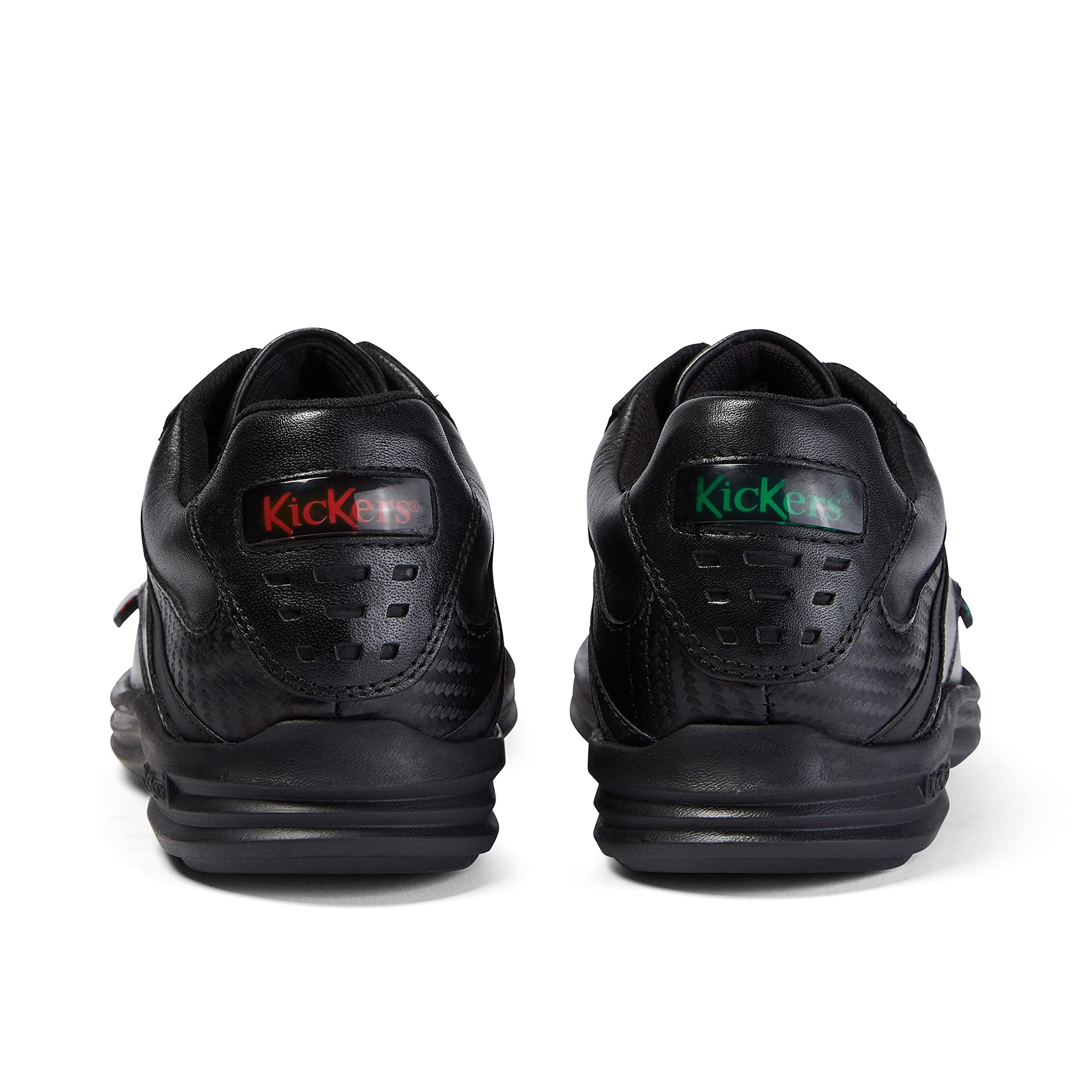 Kickers Reasan Lace-Up School Shoes for Boys - Comfortable & Durable Kids' Dress Shoes for Classroom, Playground & Everyday Wear