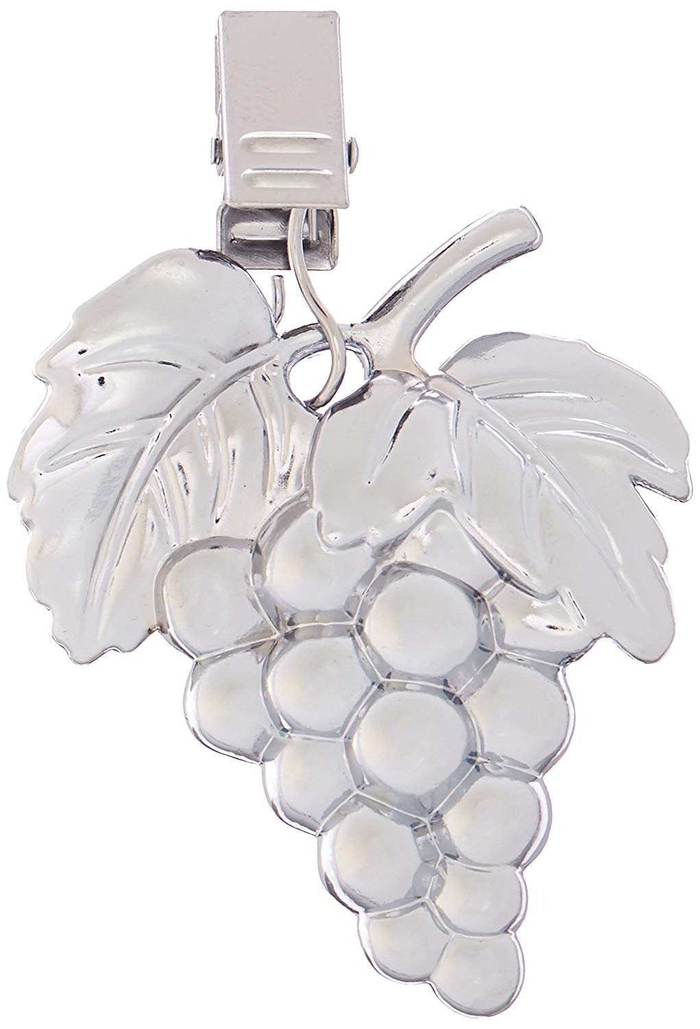 Prodyne TW-10-G Metal Tablecloth Weights with Grape Design - Heavy Duty Cloth Clips for Outdoor Picnics, Parties, and Windy Days
