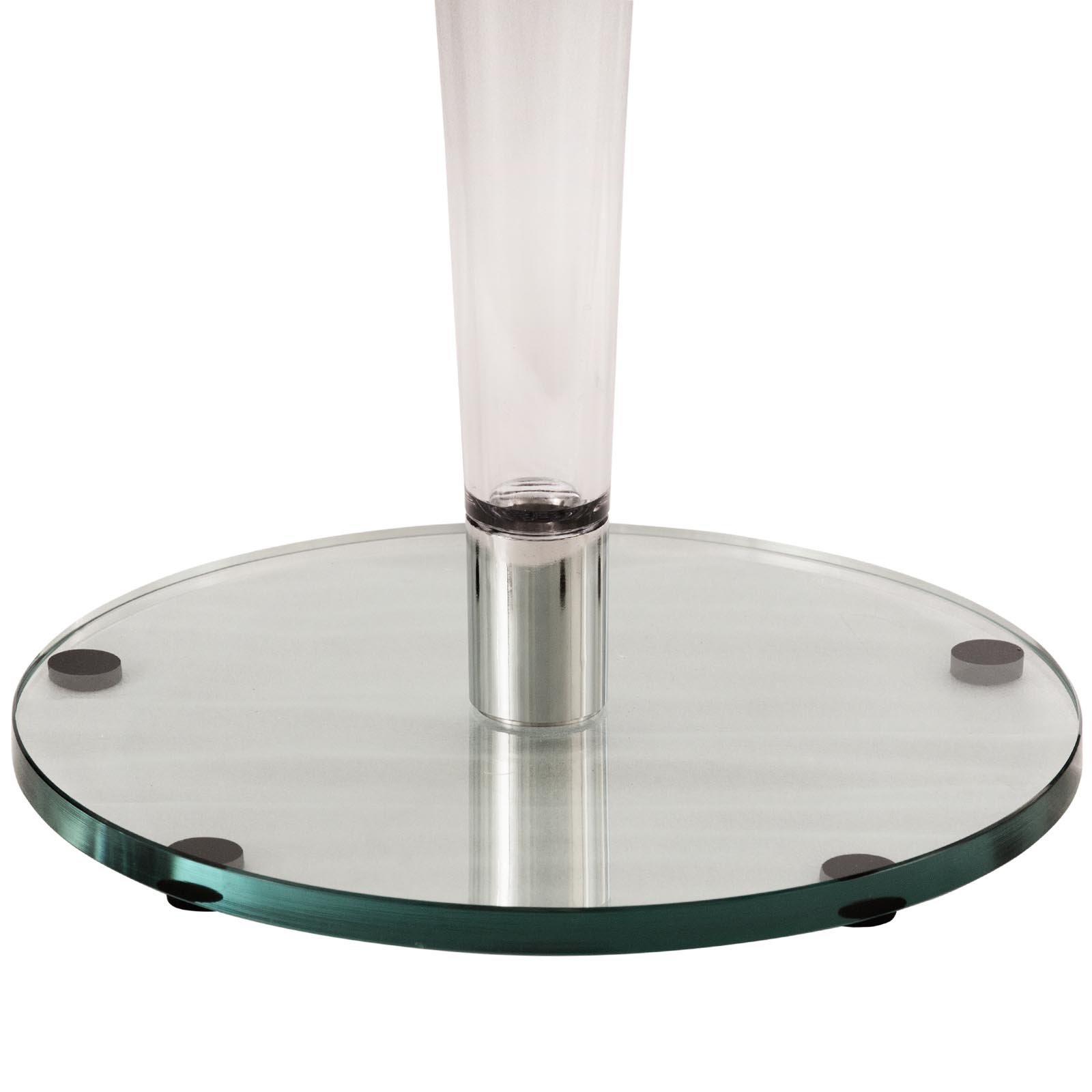 Modern Glass Accent Dining Table - LeisureMod Lonia Contemporary Design for Dining Room, Kitchen, or Office - Stylish & Durable Home Decor