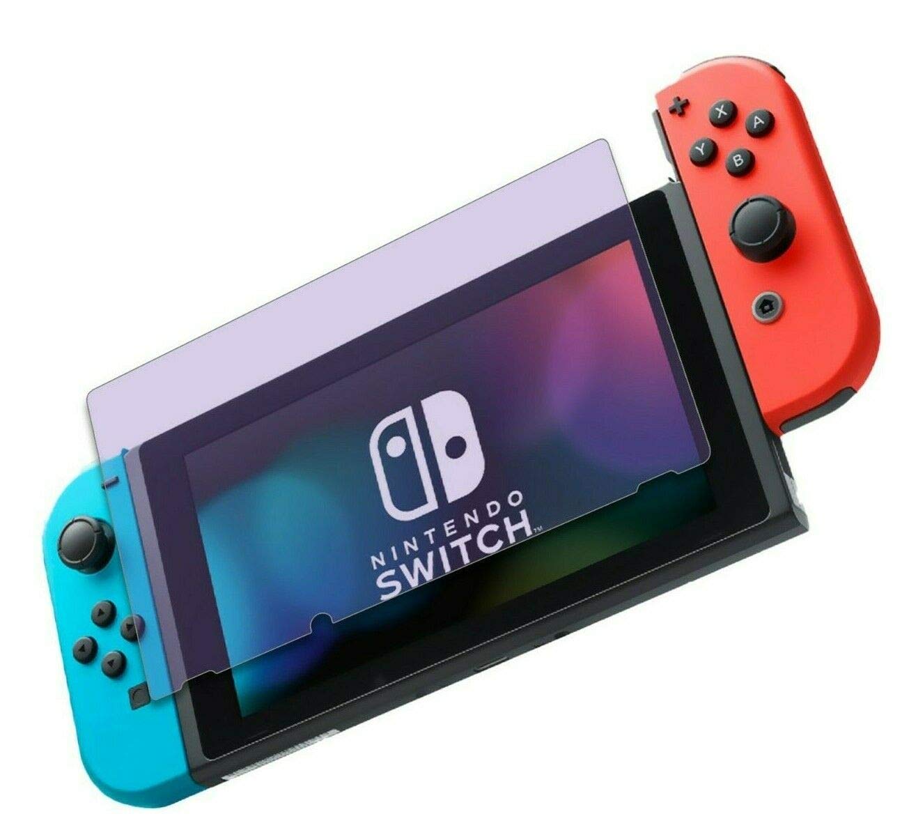 ZenHoo Anti Blue Light Tempered Glass for Nintendo Switch - Eye Protection for Gaming