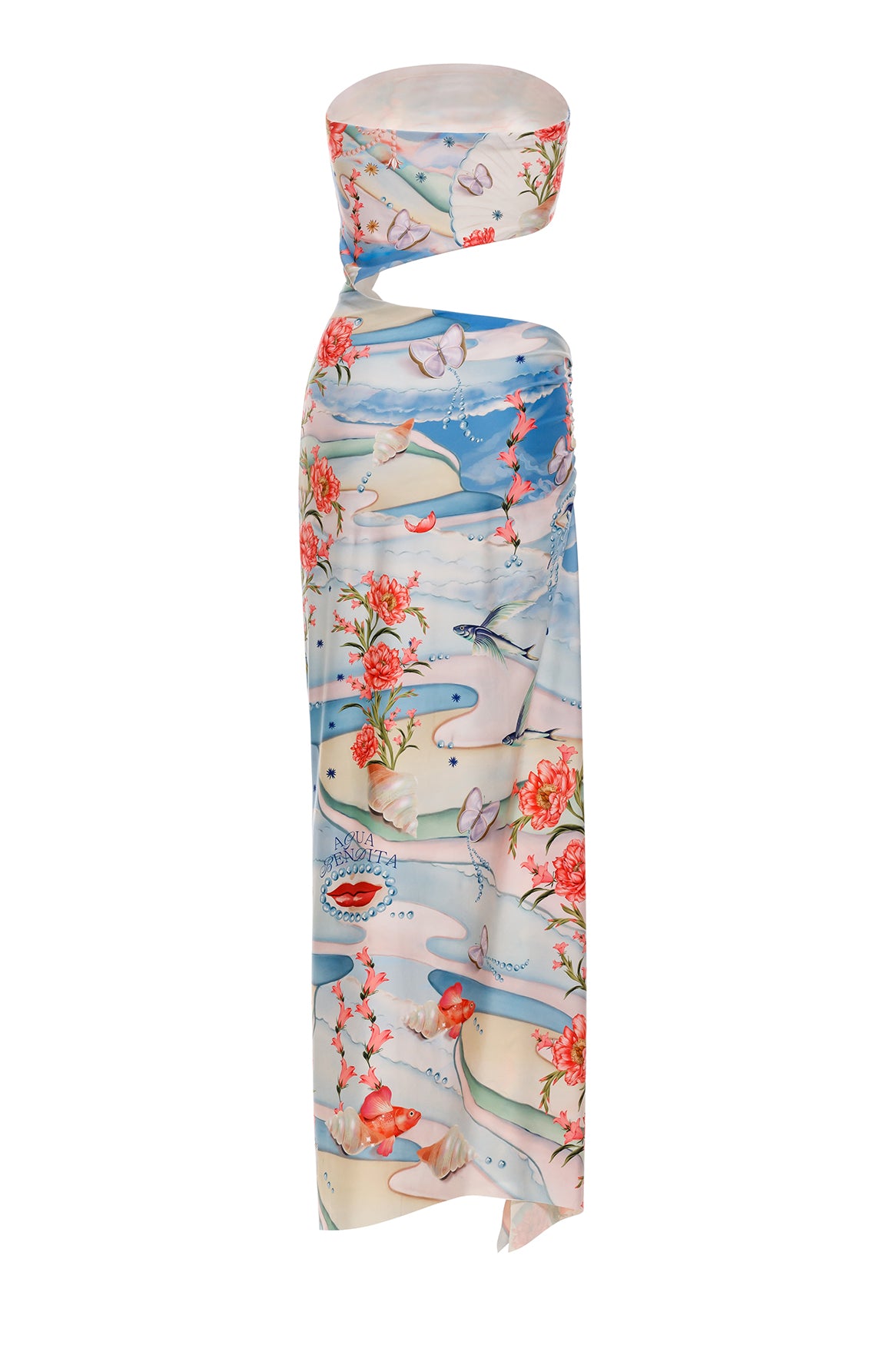 Nacar Gwen Dress 17865 - Elegant Women's Floral Maxi Dress for Summer, Beach, Party & Special Occasions
