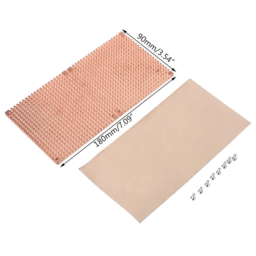 Amangul Full Cover Backplate Panel - 2mm/4mm GPU Cooling Backplate for NVIDIA RTX 3090 Graphics Card | Enhanced Heat Dissipation for Gaming PCs & Crypto Mining Rigs