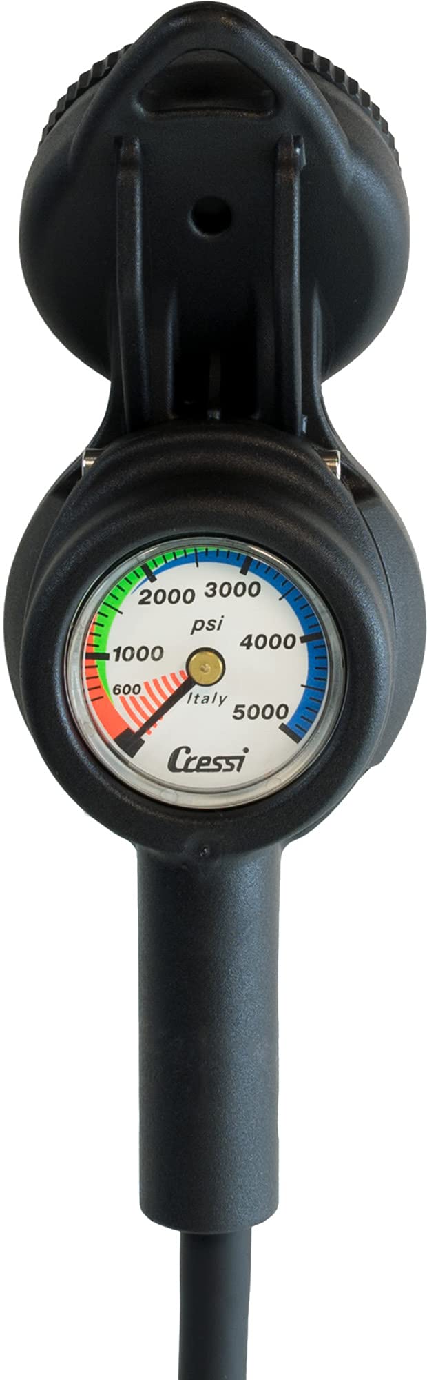 Cressi Console CPD3 Dive Computer with Depth Gauge & Thermometer - Black (Imperial) - Perfect for Scuba Diving, Snorkeling & Underwater Exploration