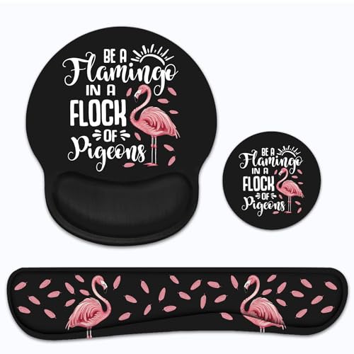 Be a Flamingo in a Flock Pigeons Inspirational Quote