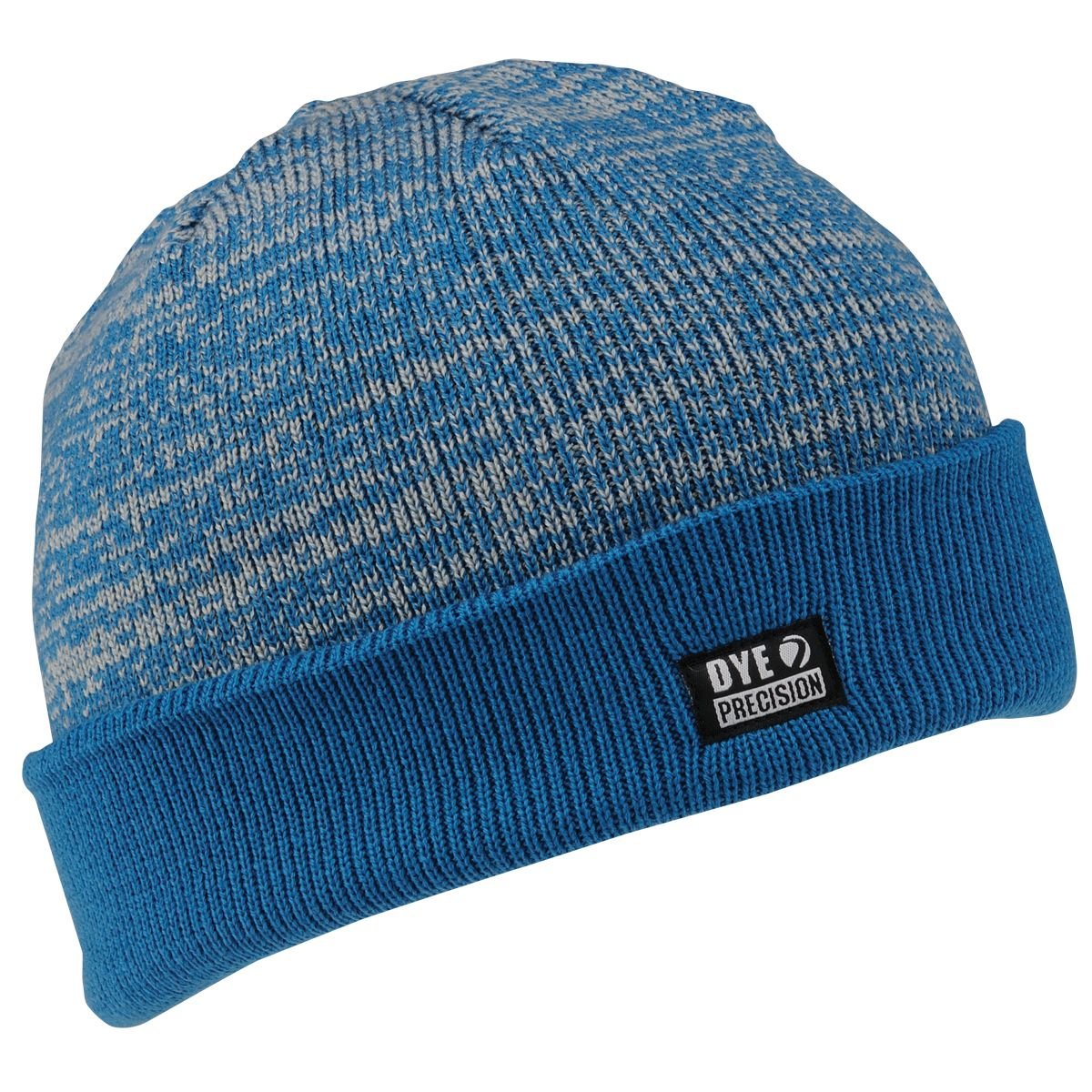 Dye Precision Shredded Beanie - Heather/Navy - Warm Winter Skull Cap for Men & Women - Perfect for Skiing, Snowboarding & Outdoor Activities