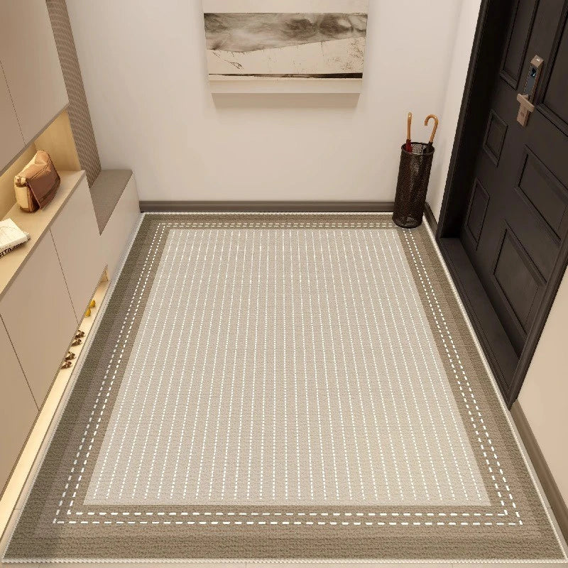 Rosie Geometric Waterproof Spillproof Runner Rug - Non-Slip Hallway Carpet for Entryway, Kitchen, Bathroom & High Traffic Areas | Easy to Clean & Durable Floor Mat for Home Decor