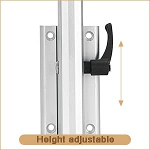 360° Swivel Adjustable Aluminum Table Leg - DIY Furniture Leg for RV, Caravan, Sofa & Home Office - Portable & Sturdy Desk Support for DIY Projects & Space-Saving Solutions