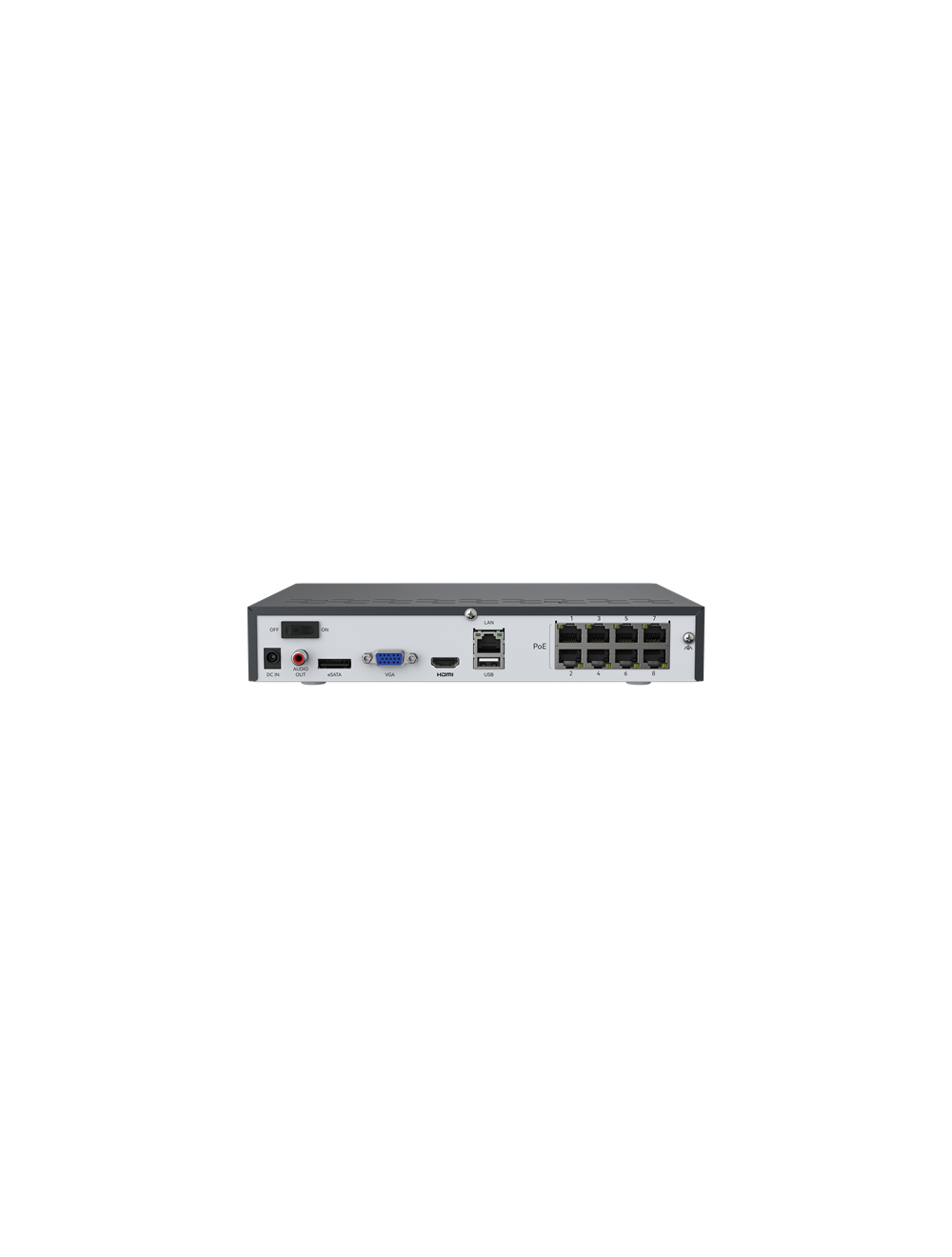 NVS8 8MB4 2TB Security Camera System, 8MP 4K PoE IP CCTV with Smart Motion Detection - Ideal for Home & Business Surveillance