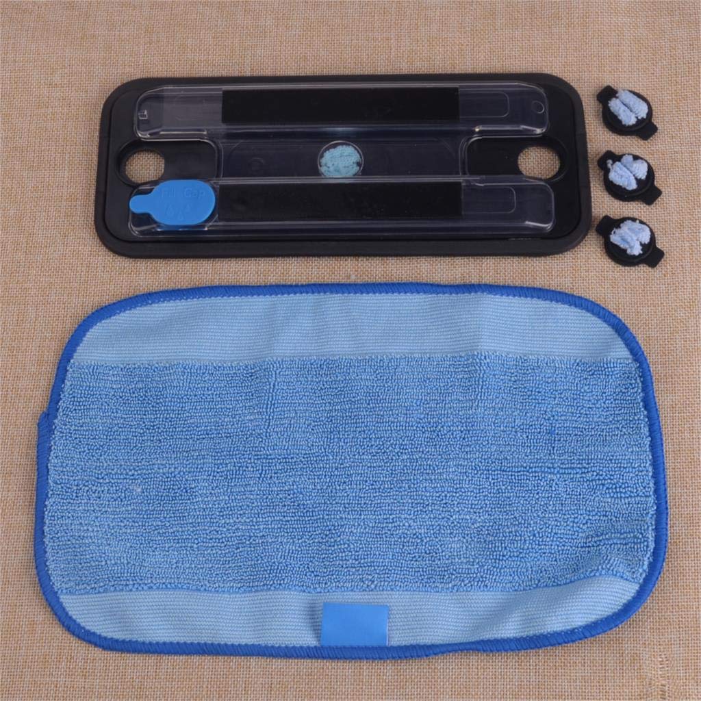 Braava 320 380t Mint 5200 5200c Replacement Reservoir Pad Kit - Pro-Clean System Spare Parts for iRobot Floor Mopping Robot - Perfect for Hardwood & Tile Floors Cleaning