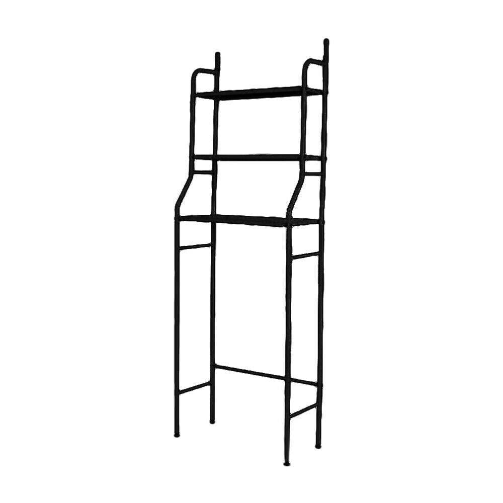 3-Tier Over The Toilet Metal Storage Shelf - Space Saving Bathroom Organizer Rack for Towels, Toiletries & Decor | Perfect for Small Bathrooms, Apartments & Home Organization