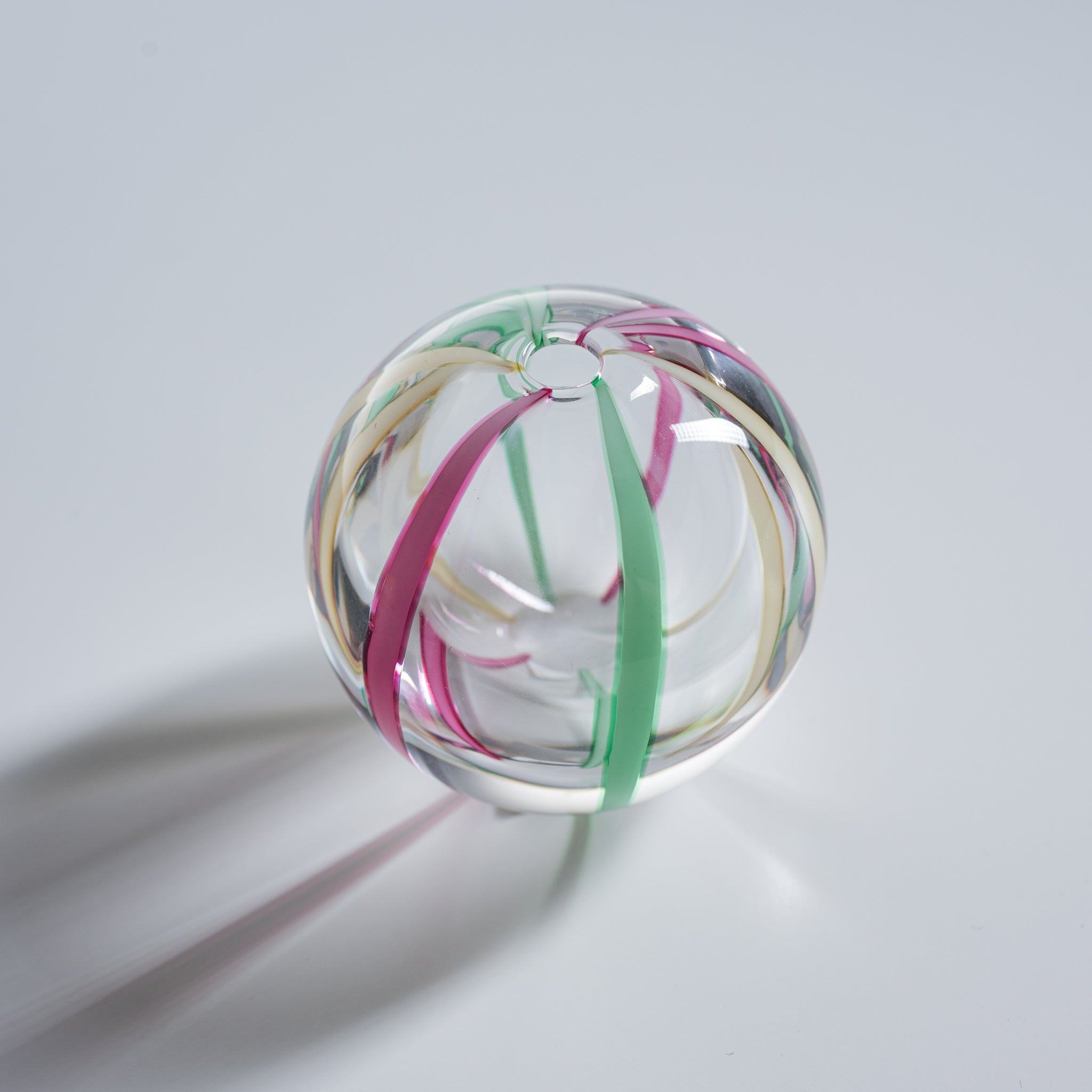 Palm-Sized Glass Bud Vase - Yayoi Style Mini Flower Vase for Single Stem Flowers | Perfect for Home Decor, Wedding Centerpieces & Tabletop Arrangements