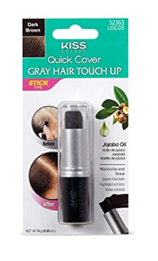 KISS COLORS & CARE Quick Cover Up Root Touch Up - Instant Root Concealer for Gray Hair & Roots - Perfect for On-the-Go Touch Ups & Special Occasions