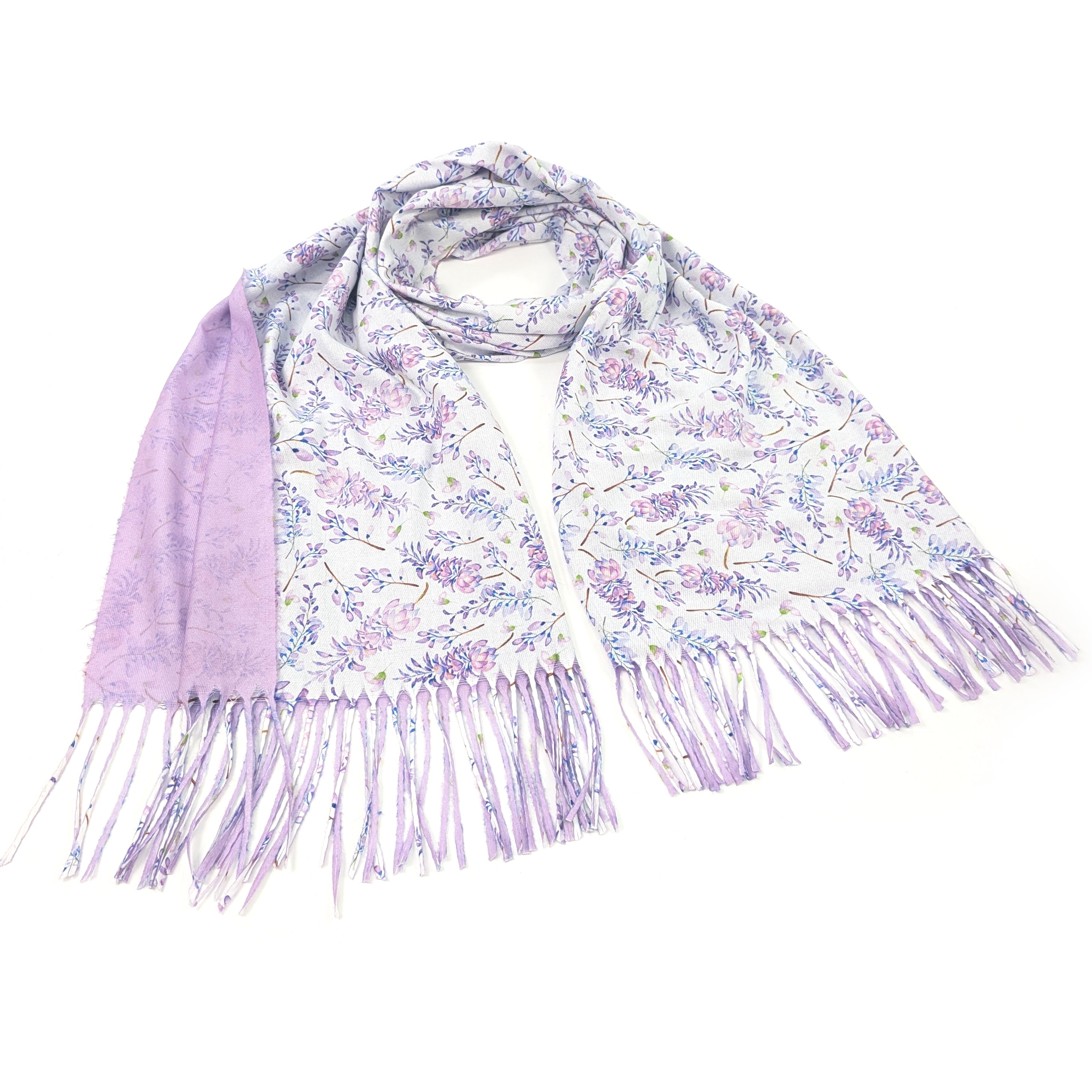 Exclusive Wisteria Pashmina Shawl (70x180cm) - Soft Cashmere Blend Wrap for Women, Perfect for Weddings, Parties & Evening Events