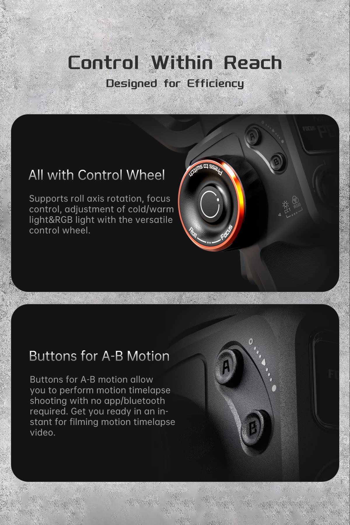 Hohem iSteady M6 3-Axis Smartphone Gimbal Stabilizer with OLED Display - 400g Payload, Reverse Charging for iPhone & Android - Perfect for Vlogging, Travel Videos, and Social Media Content Creation