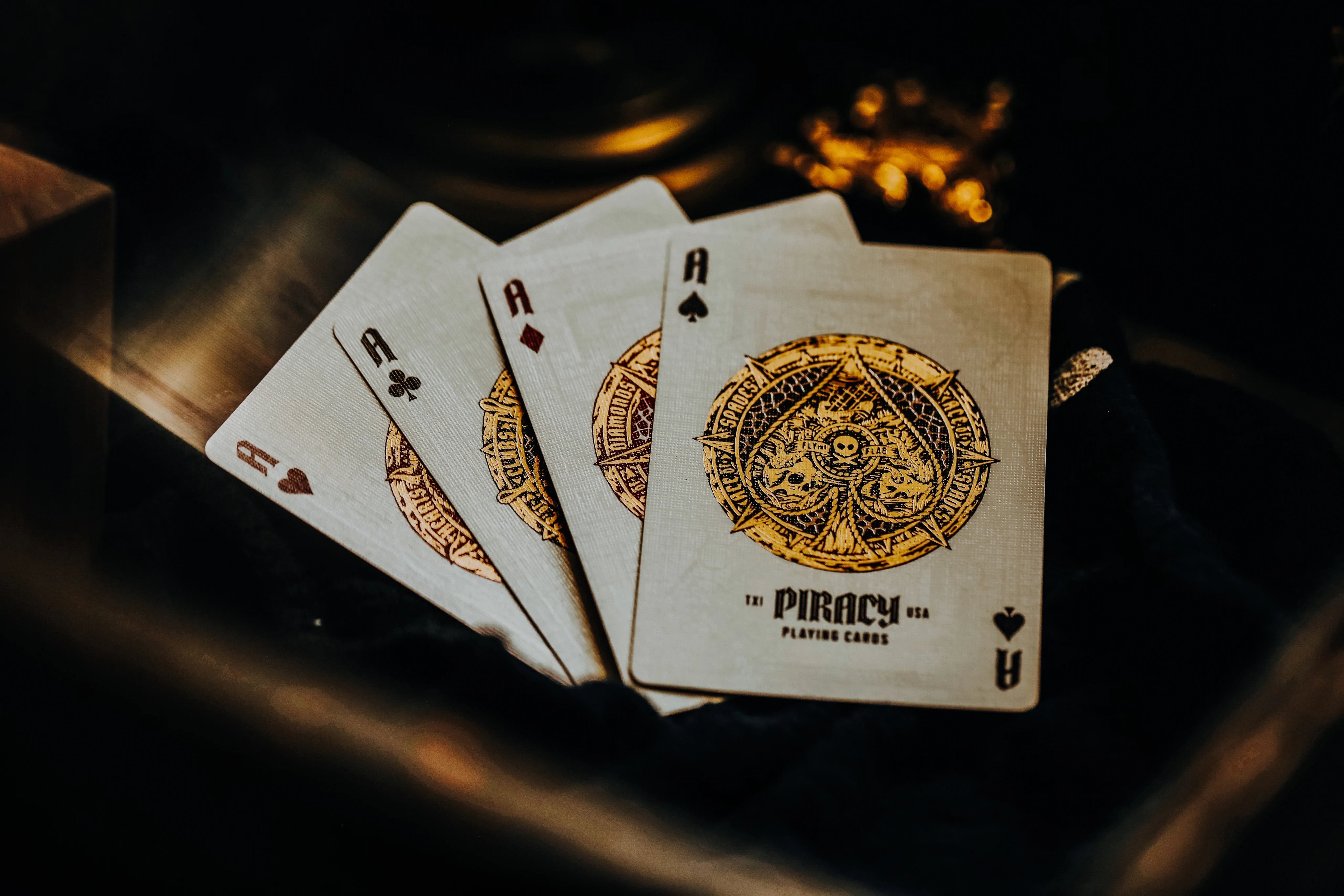 Peter McKinnon & Theory11 Premium Piracy Playing Cards - High-Quality Deck for Magic Tricks, Cardistry, and Poker Games