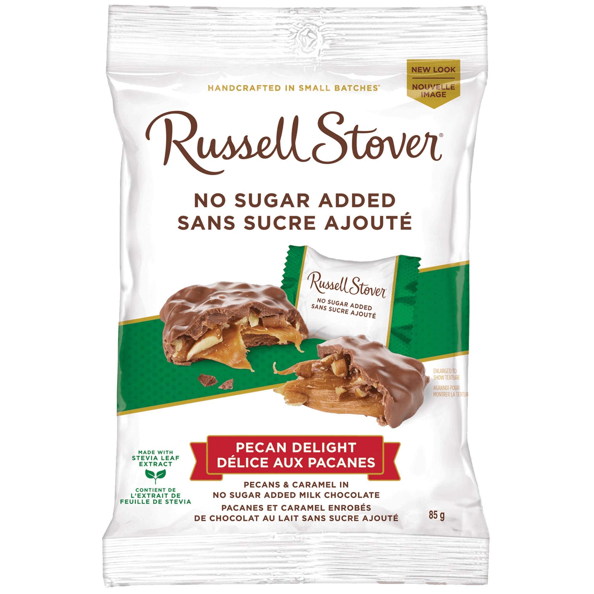 Russell Stover Sugar Free Pecan Delights - Keto Friendly Low Carb Candy, 3oz (Pack of 1) - Perfect for Diabetics, Weight Loss & Healthy Snacking
