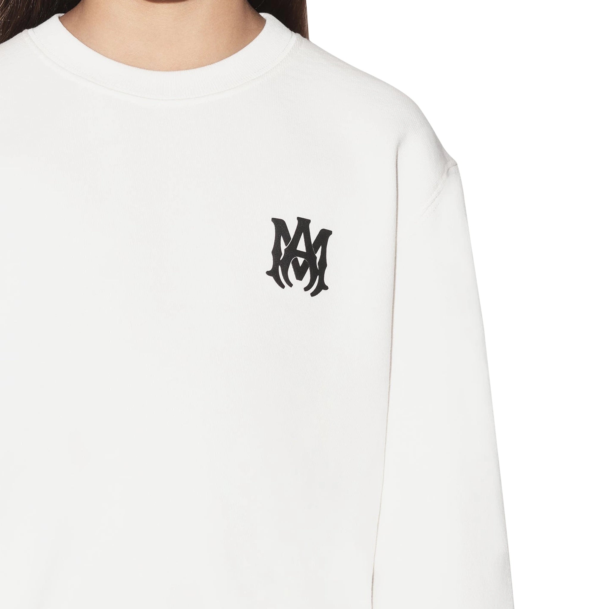Amiri Kids MA White Sweatshirt - Boys & Girls Casual Pullover Hoodie for Streetwear & Everyday Comfort
