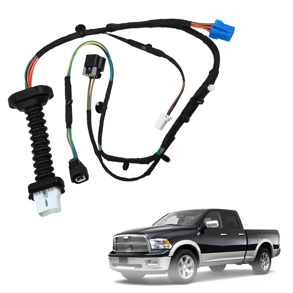 Rear Door Harness with Connectors - Wiring Harness 645-506 Compatible with 2004-2010 Dodge Ram 1500/2500/3500/4500/5500 - OEM 56051931AA, 56051931AB, 56051694AA - Perfect for Electrical Repairs & Door Wiring Replacement