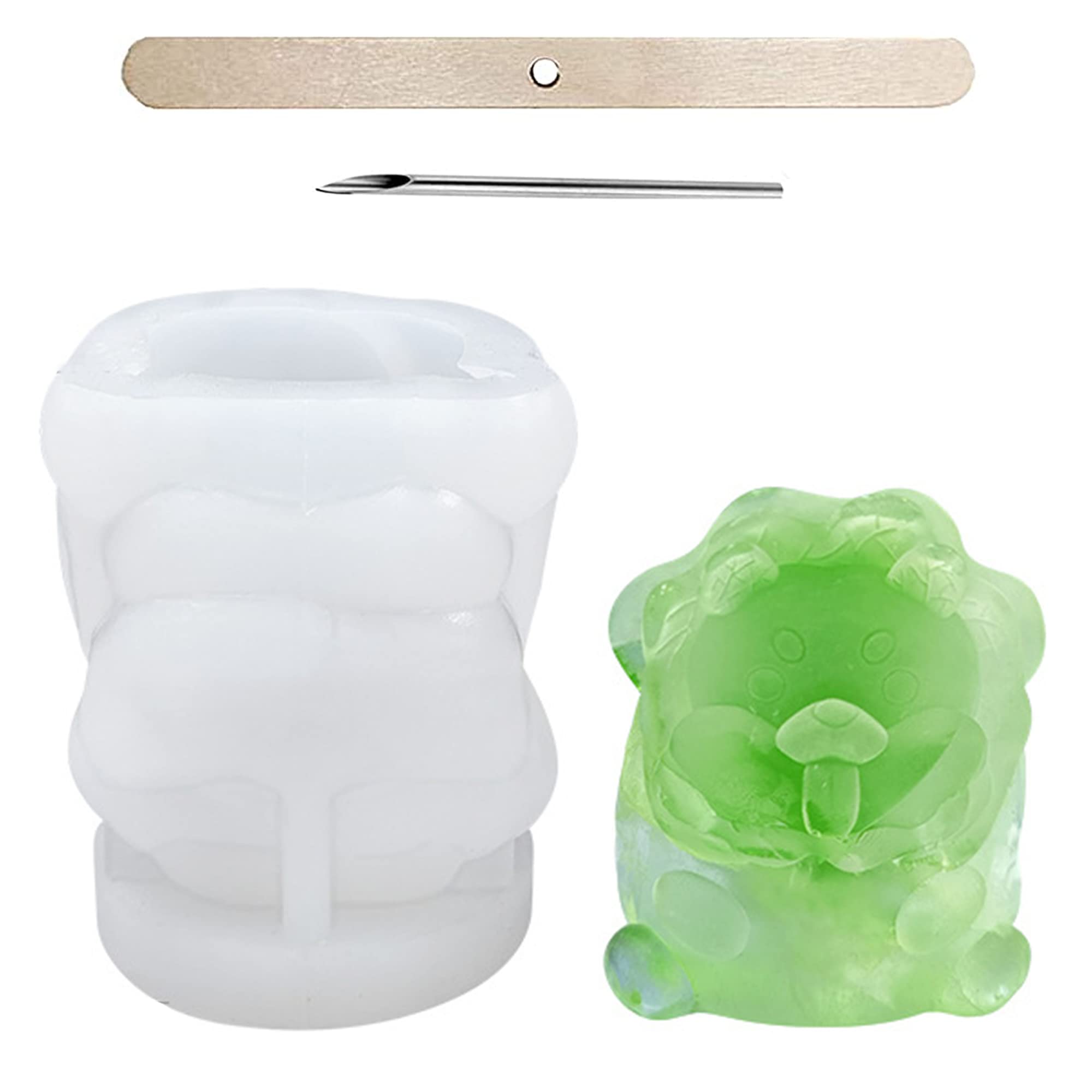 Chimailong Silicone Dog Candle Molds for Candle Making - Unique Chocolate, Candy, Soap & DIY Candle Molds - Perfect for Home Decor, Gifts & Crafting Projects