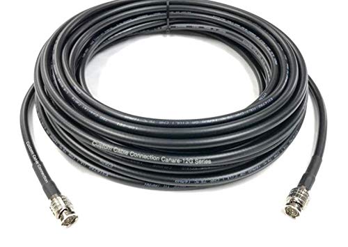 Canare L-5.5CUHD 12G-SDI 4K UHD 100ft BNC Coaxial Cable - Professional Video Transmission for Live Streaming, Broadcast & Studio Production - Sold by Custom Cable Connection